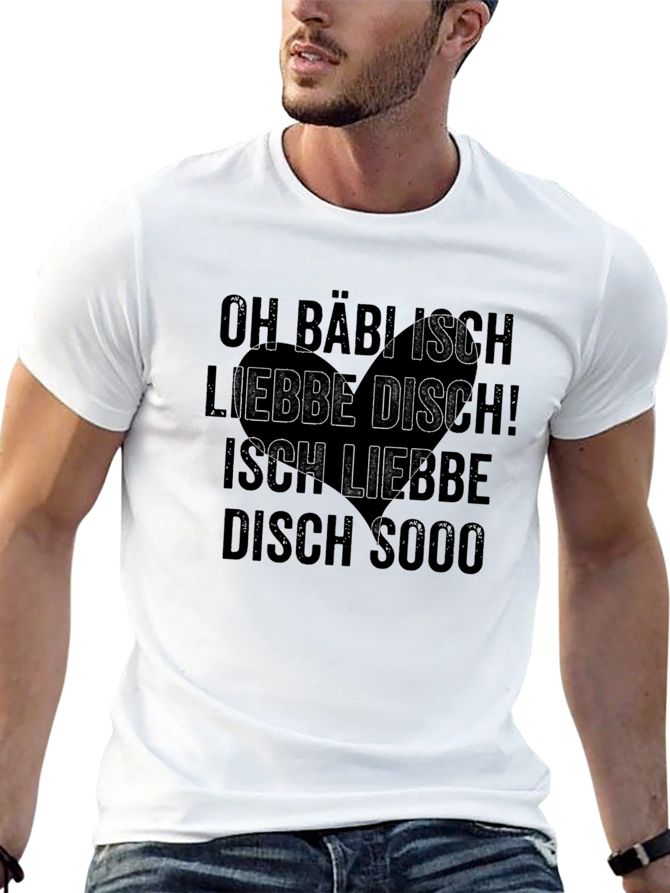 Funny German Love T-Shirt - Ich Liebe Disch