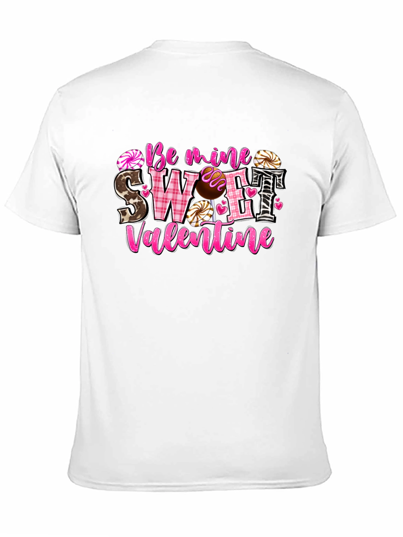 Sweet Valentine Graphic Tee - Love & Candy Design