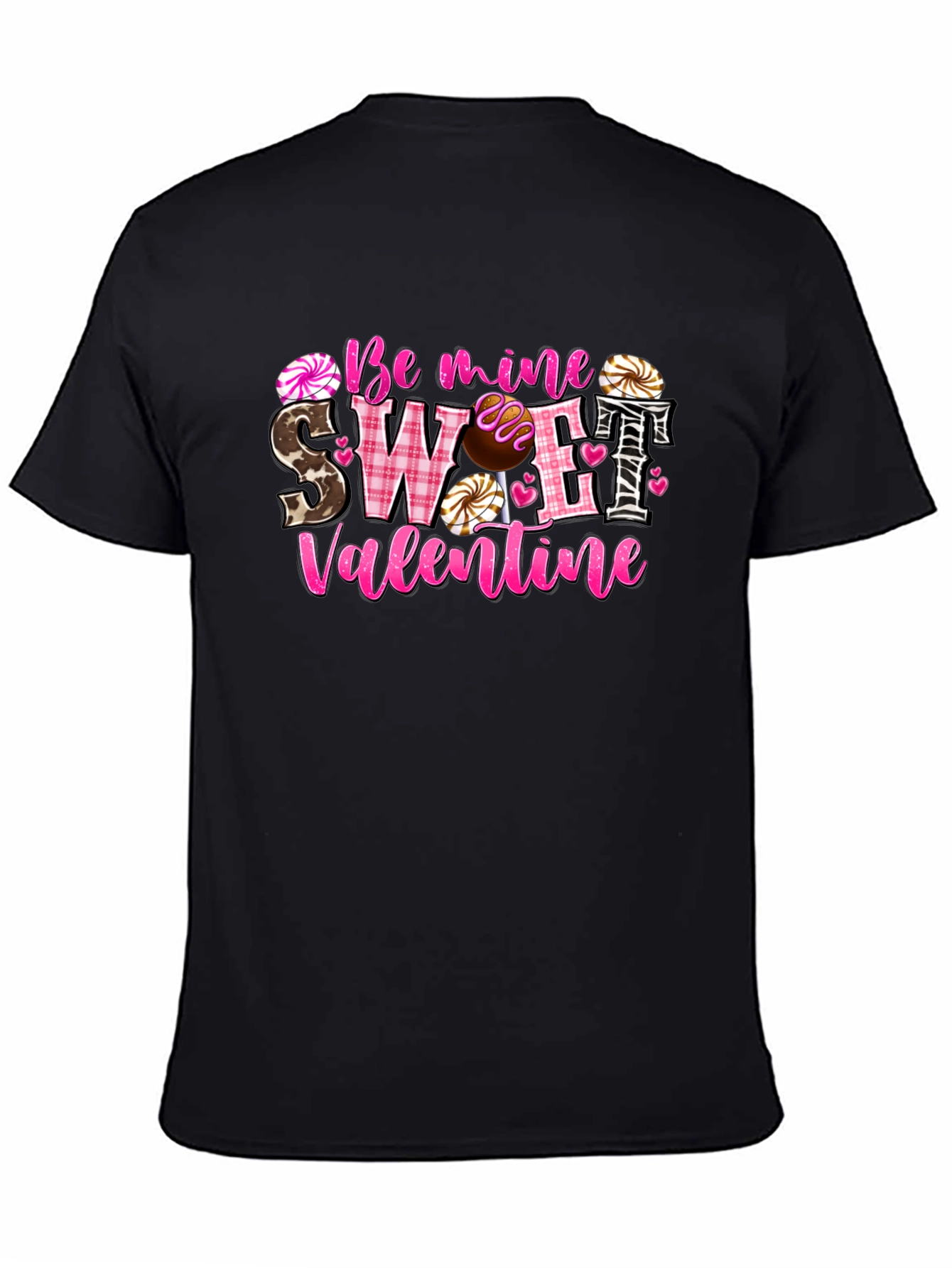 Sweet Valentine Graphic Tee - Love & Candy Design
