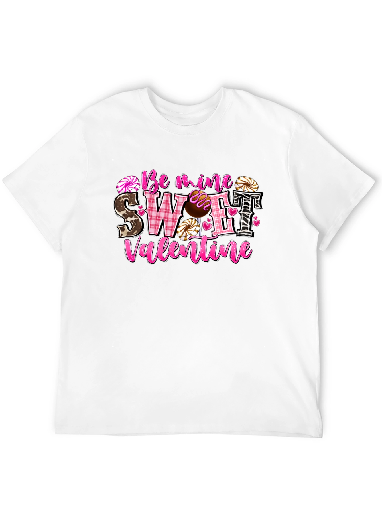 Sweet Valentine Graphic Tee - Love & Candy Design