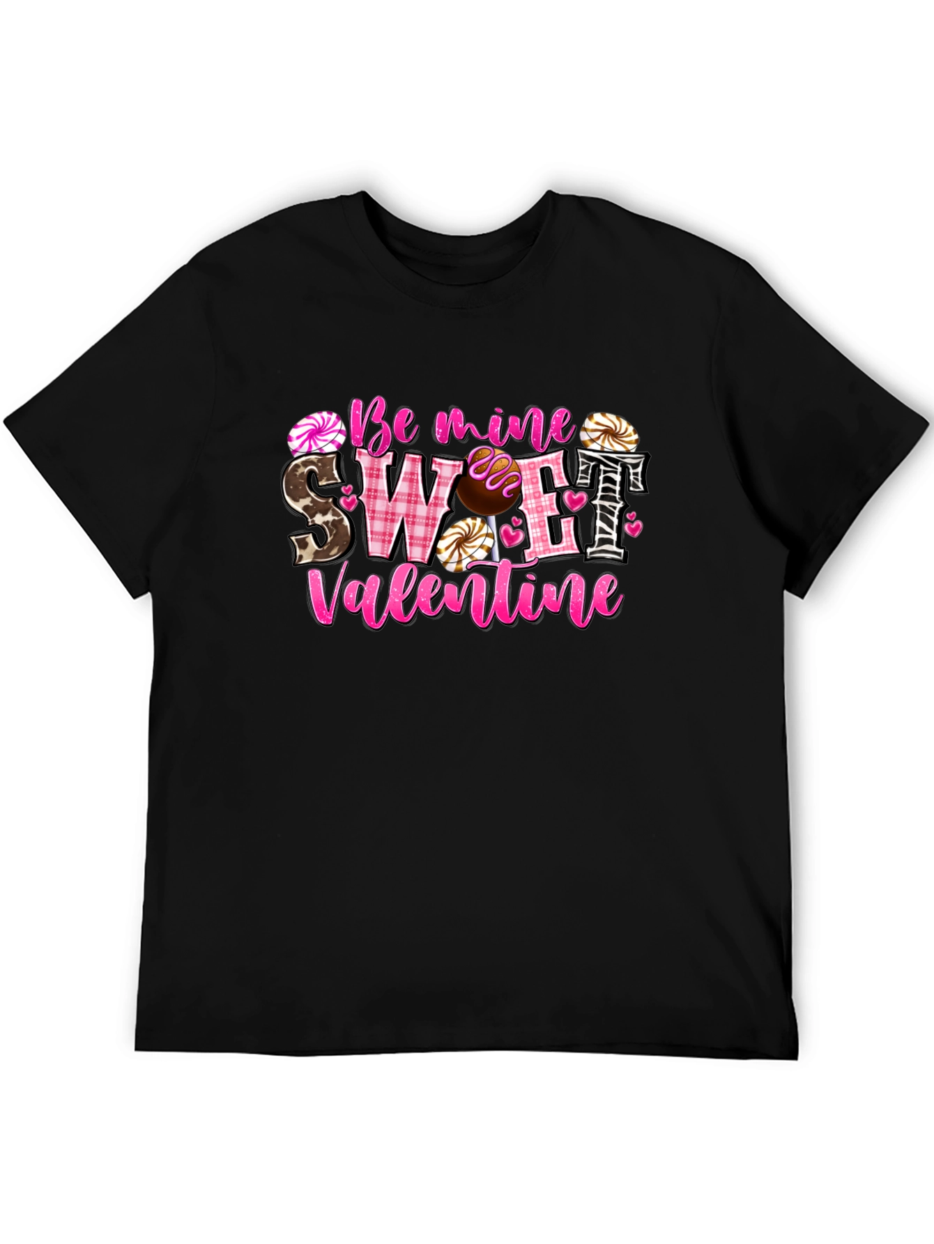 Sweet Valentine Graphic Tee - Love & Candy Design