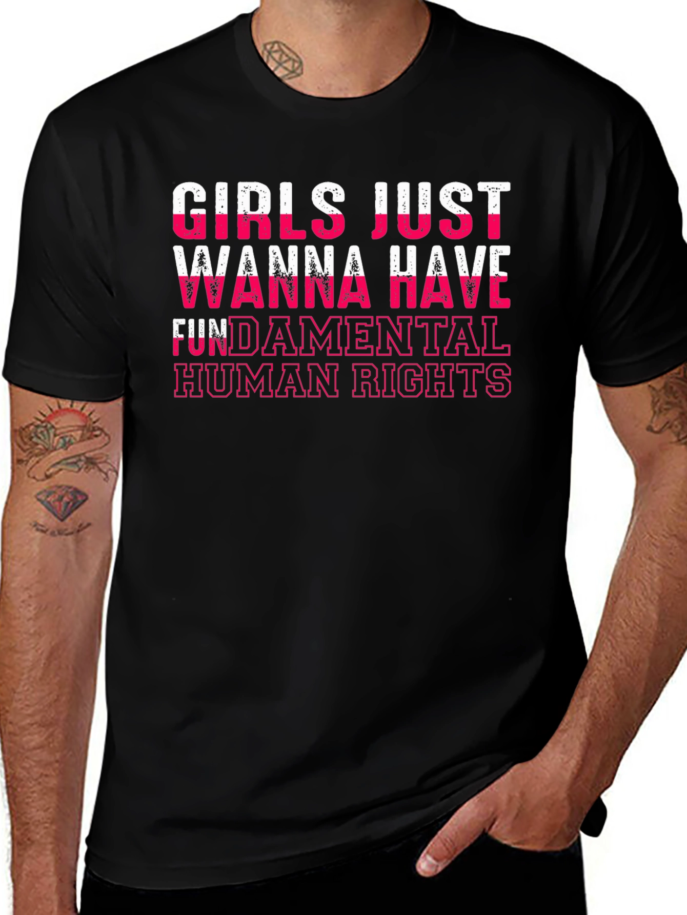 Girls Just Wanna Have Fundamental Human Rights T-Shirt
