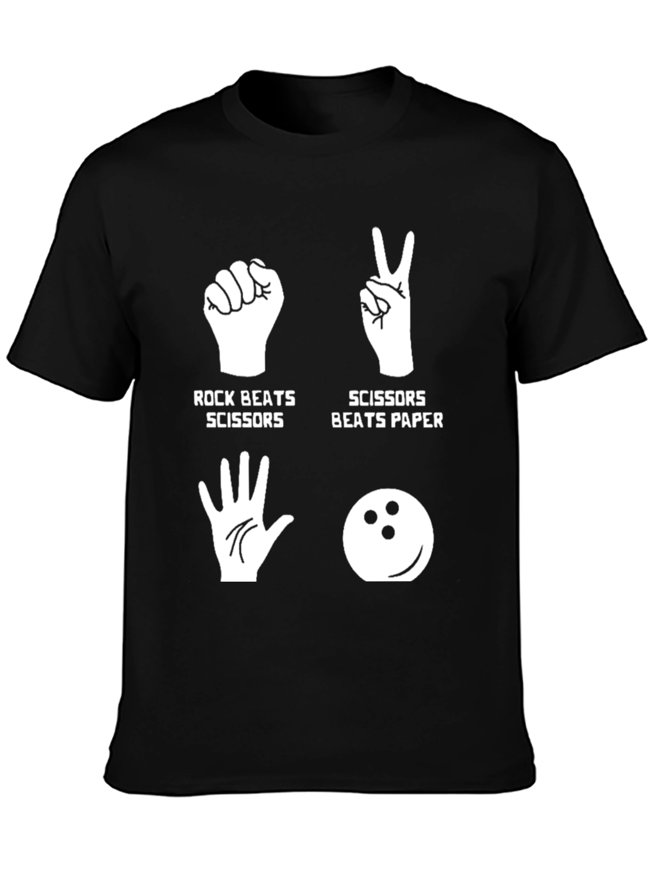 Rock Paper Scissors Bowling T-Shirt