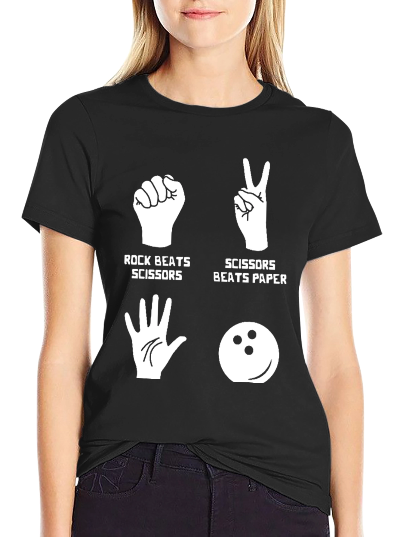 Rock Paper Scissors Bowling T-Shirt
