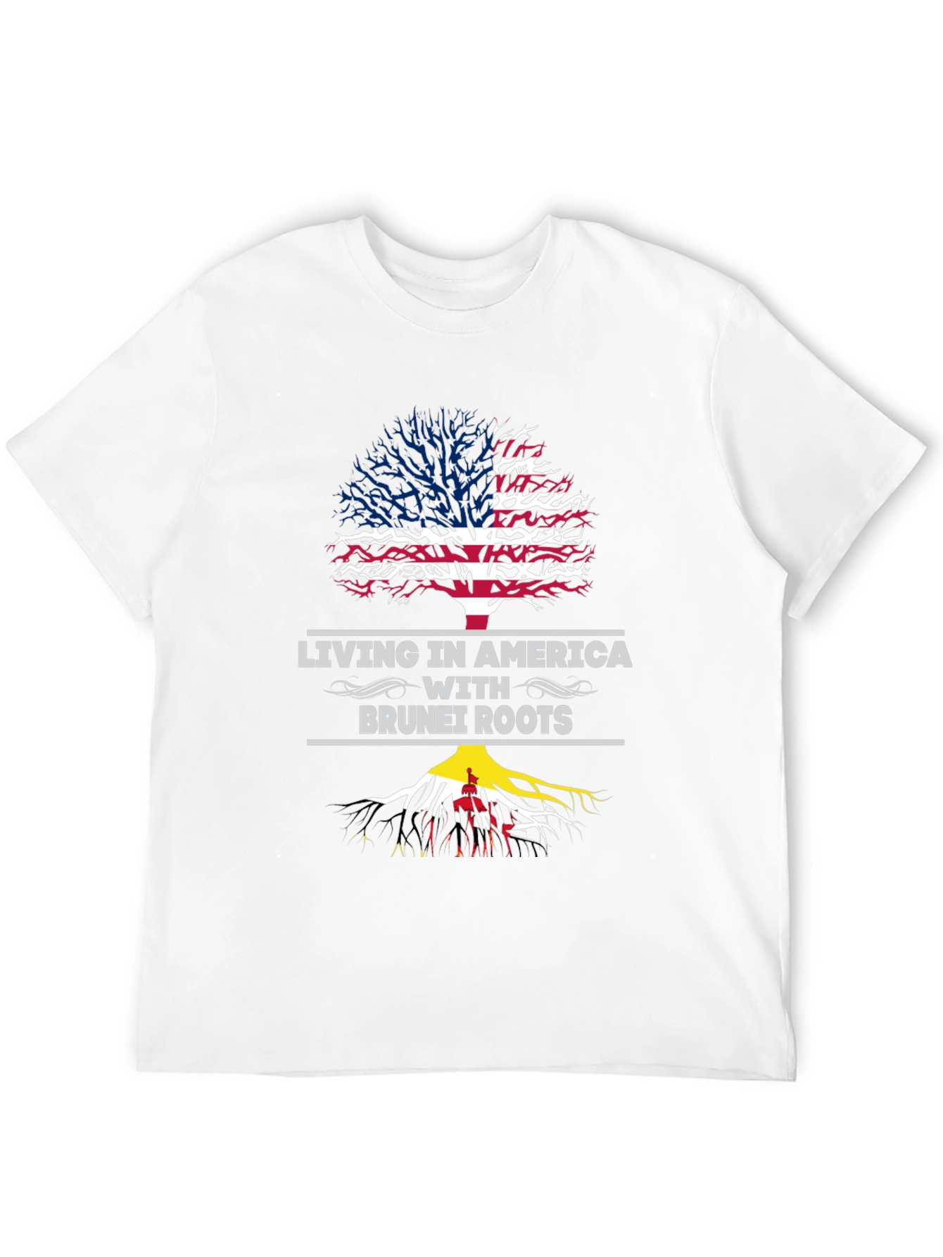 America Brunei Roots Graphic T-Shirt