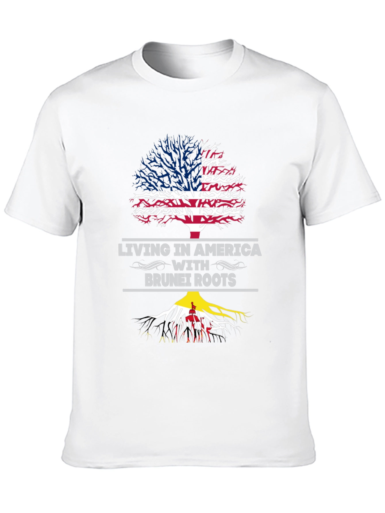America Brunei Roots Graphic T-Shirt