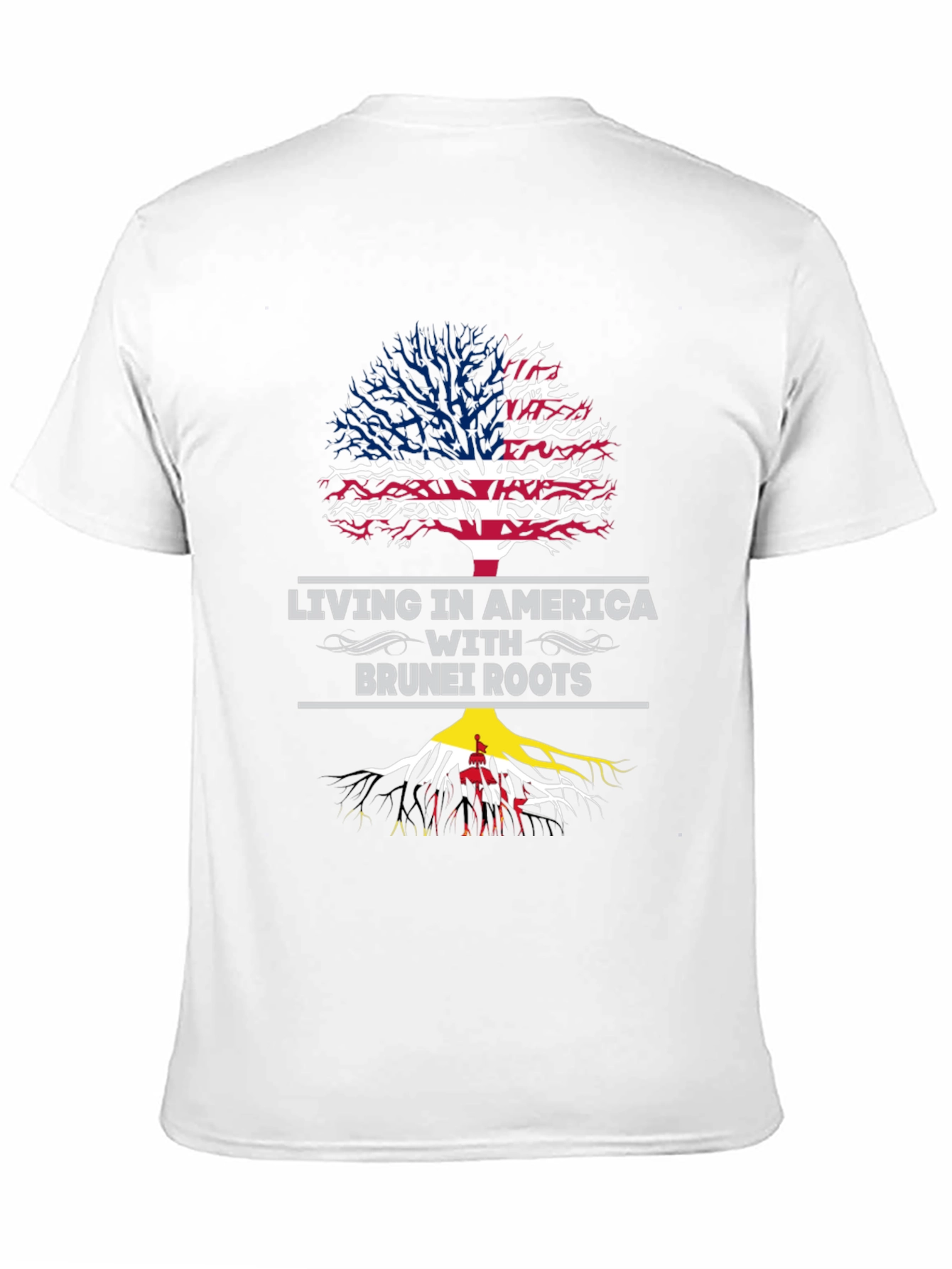 America Brunei Roots Graphic T-Shirt