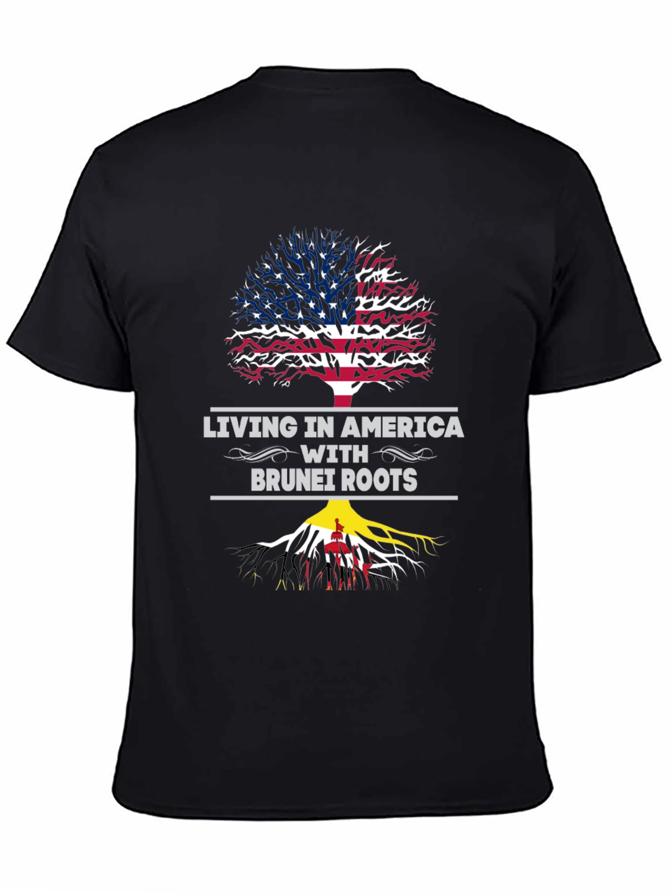 America Brunei Roots Graphic T-Shirt