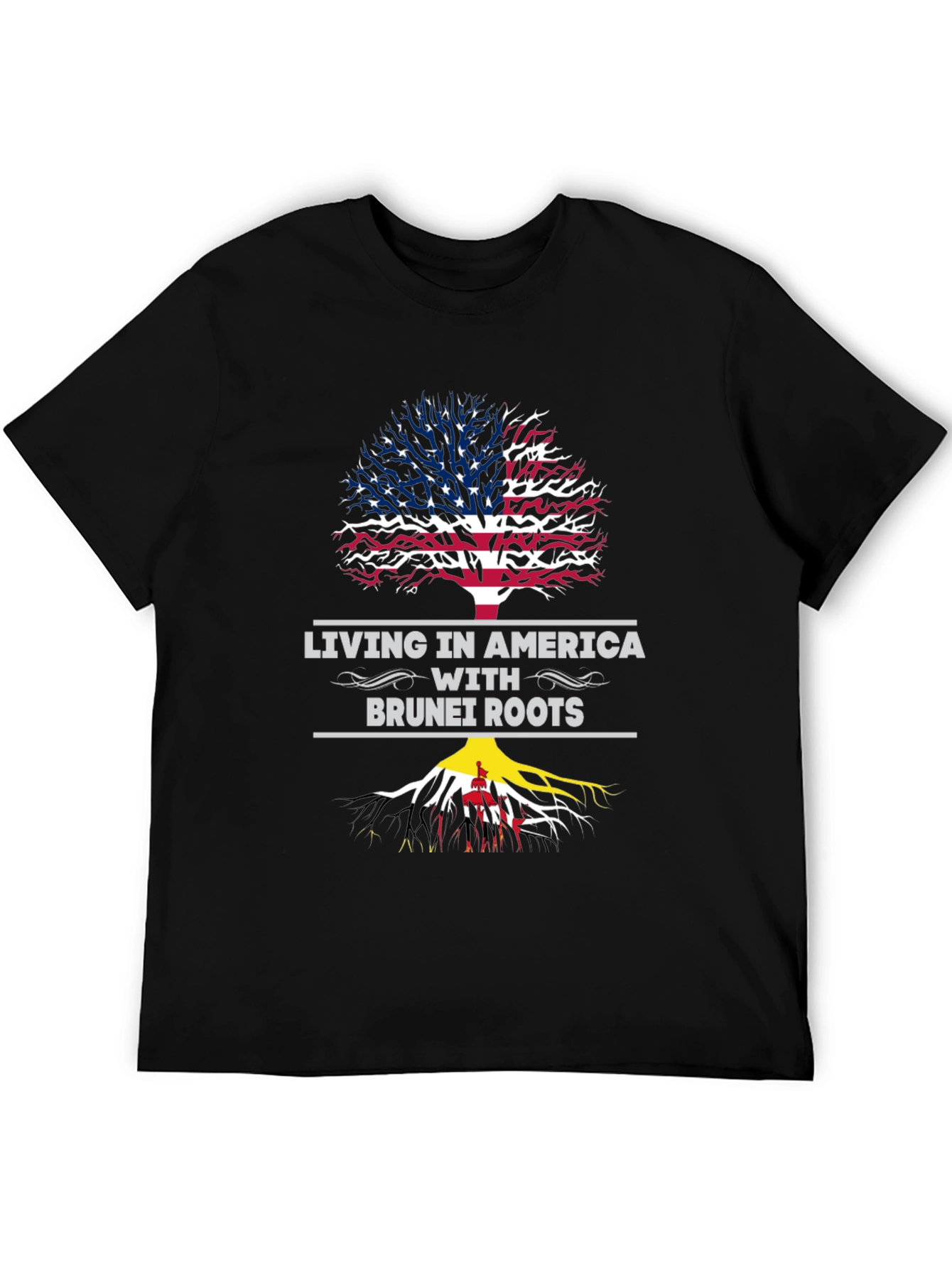 America Brunei Roots Graphic T-Shirt