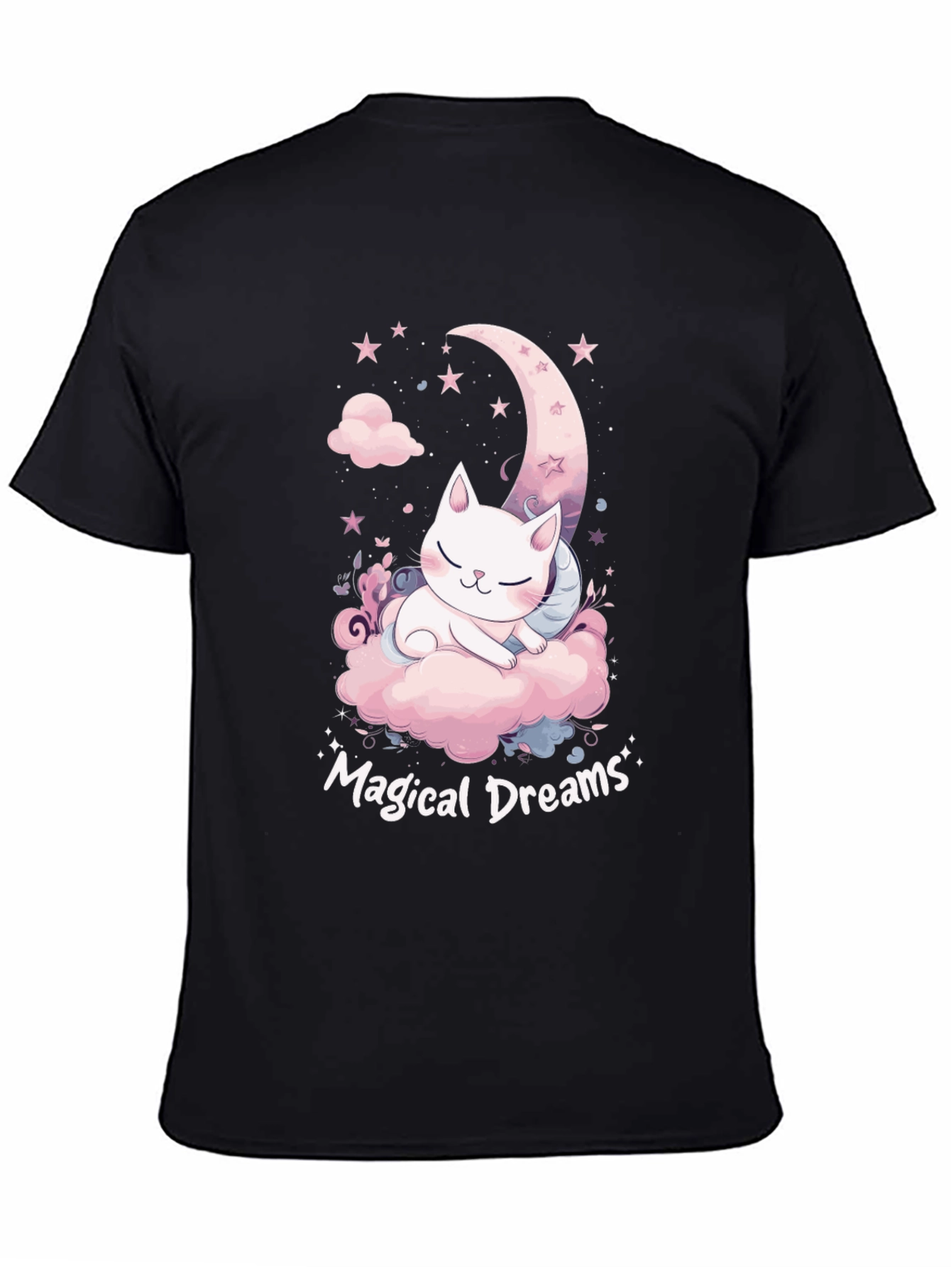 Magical Dreams Cat Graphic T-Shirt