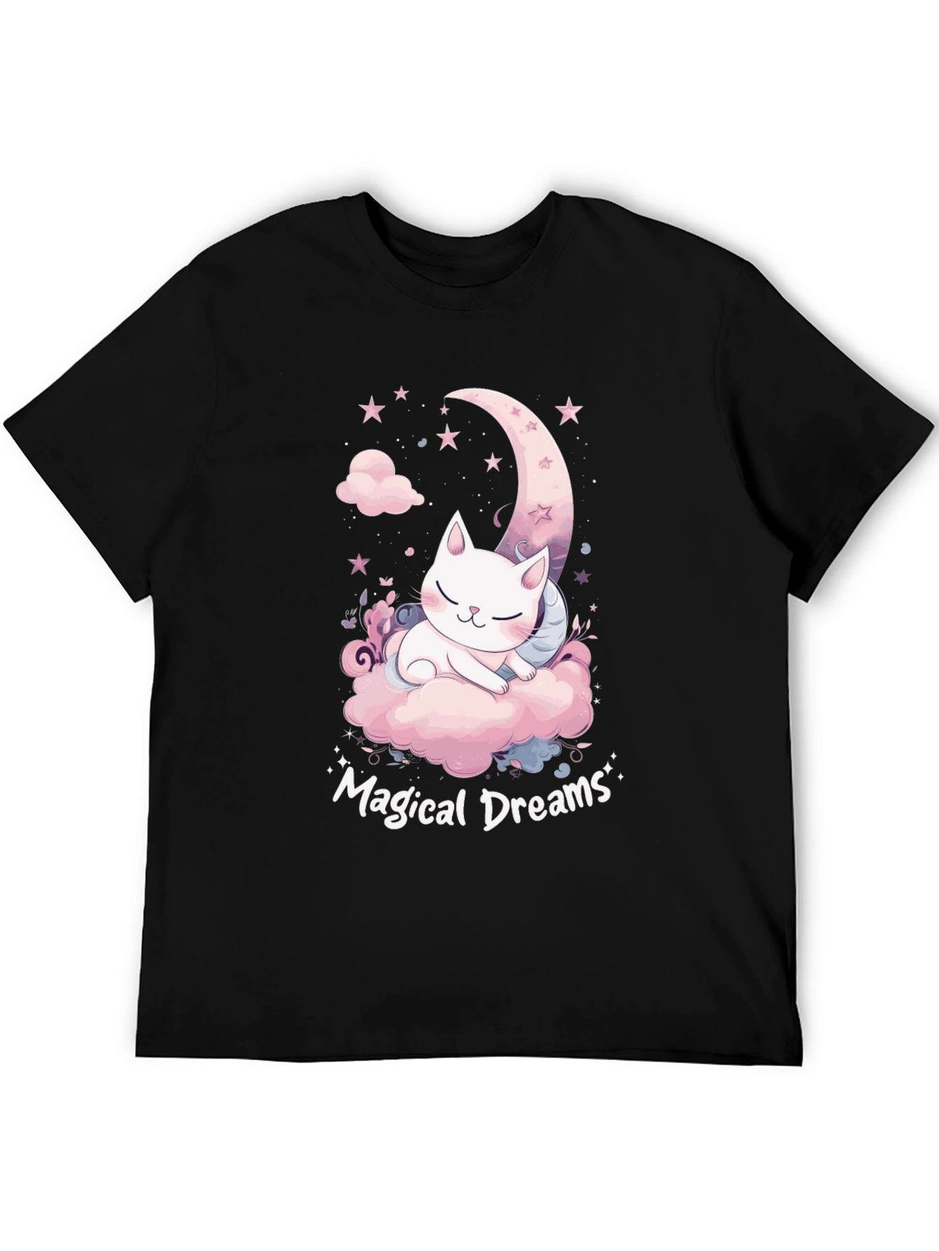 Magical Dreams Cat Graphic T-Shirt