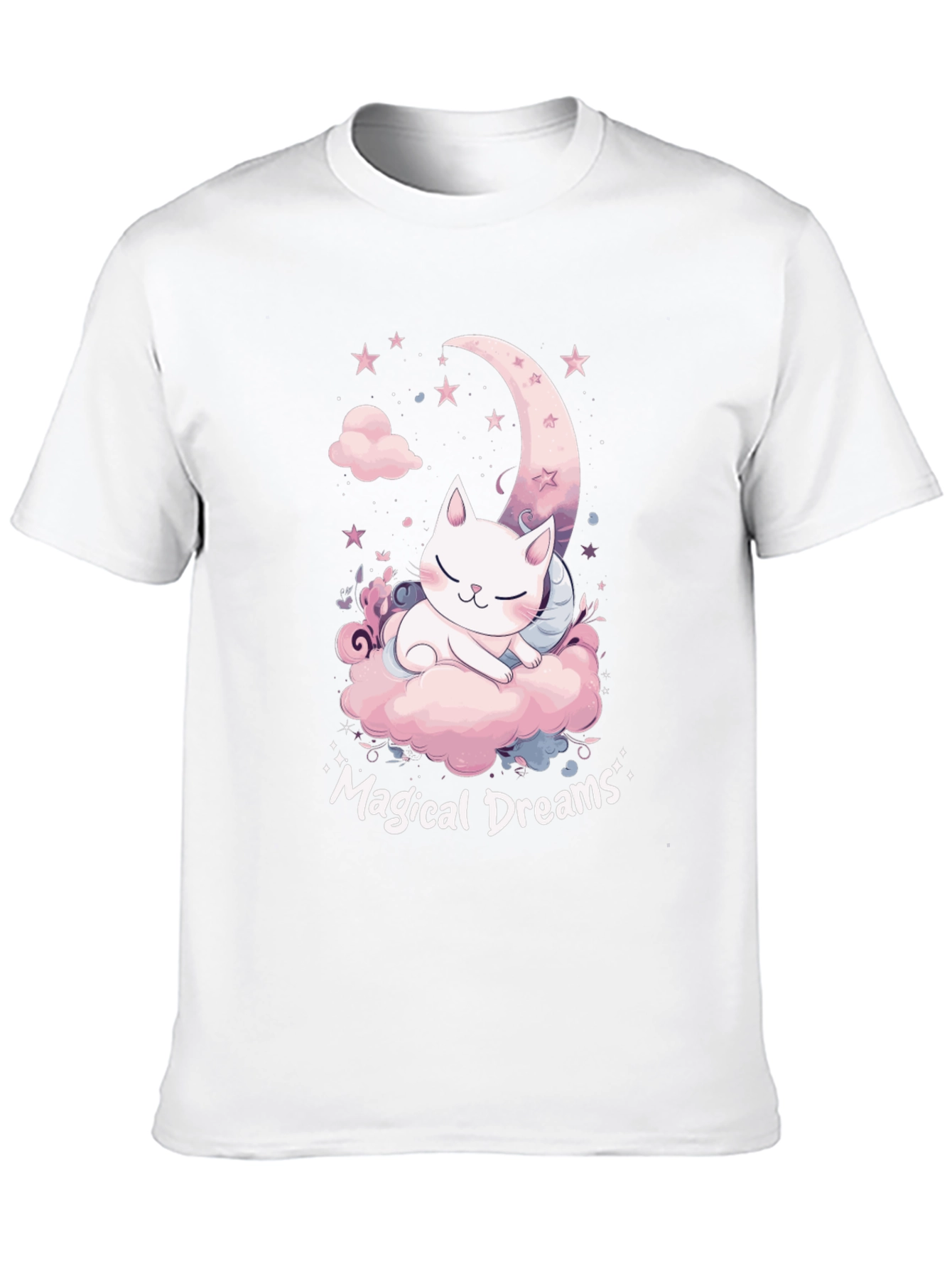 Magical Dreams Cat Graphic T-Shirt