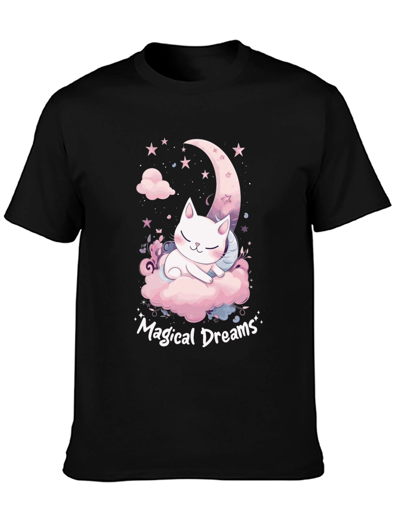 Magical Dreams Cat Graphic T-Shirt