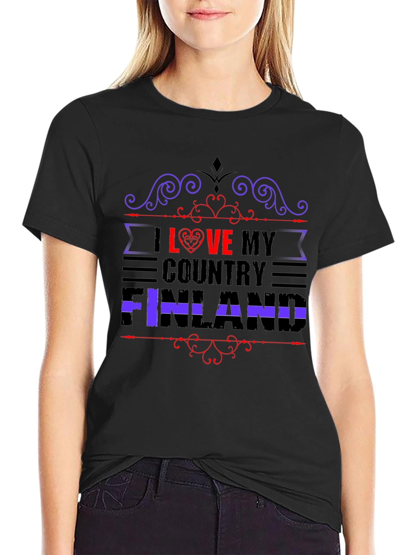 I Love My Country Finland T-Shirt