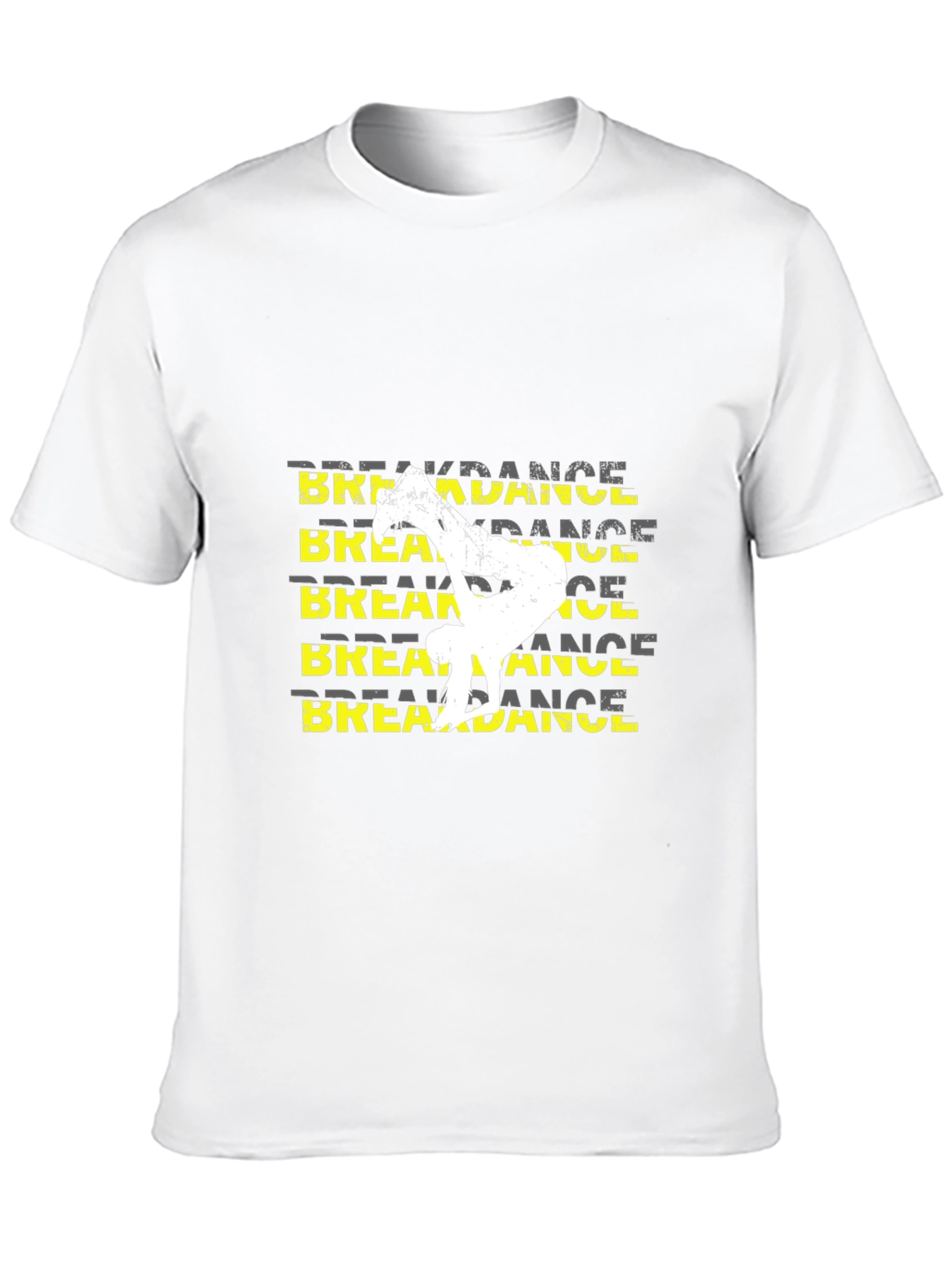 Breakdance Graphic Tee - Black Casual T-Shirt