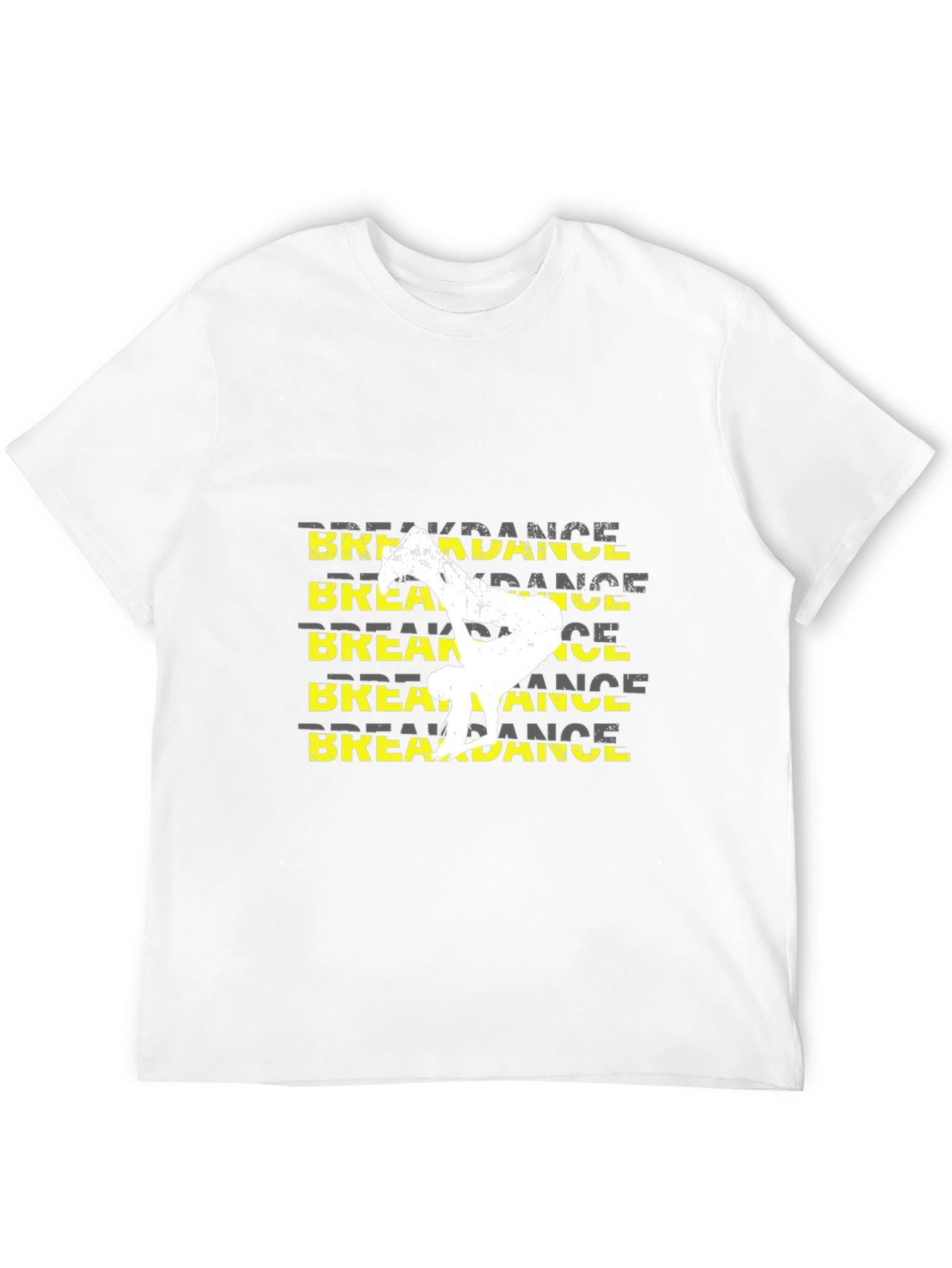 Breakdance Graphic Tee - Black Casual T-Shirt