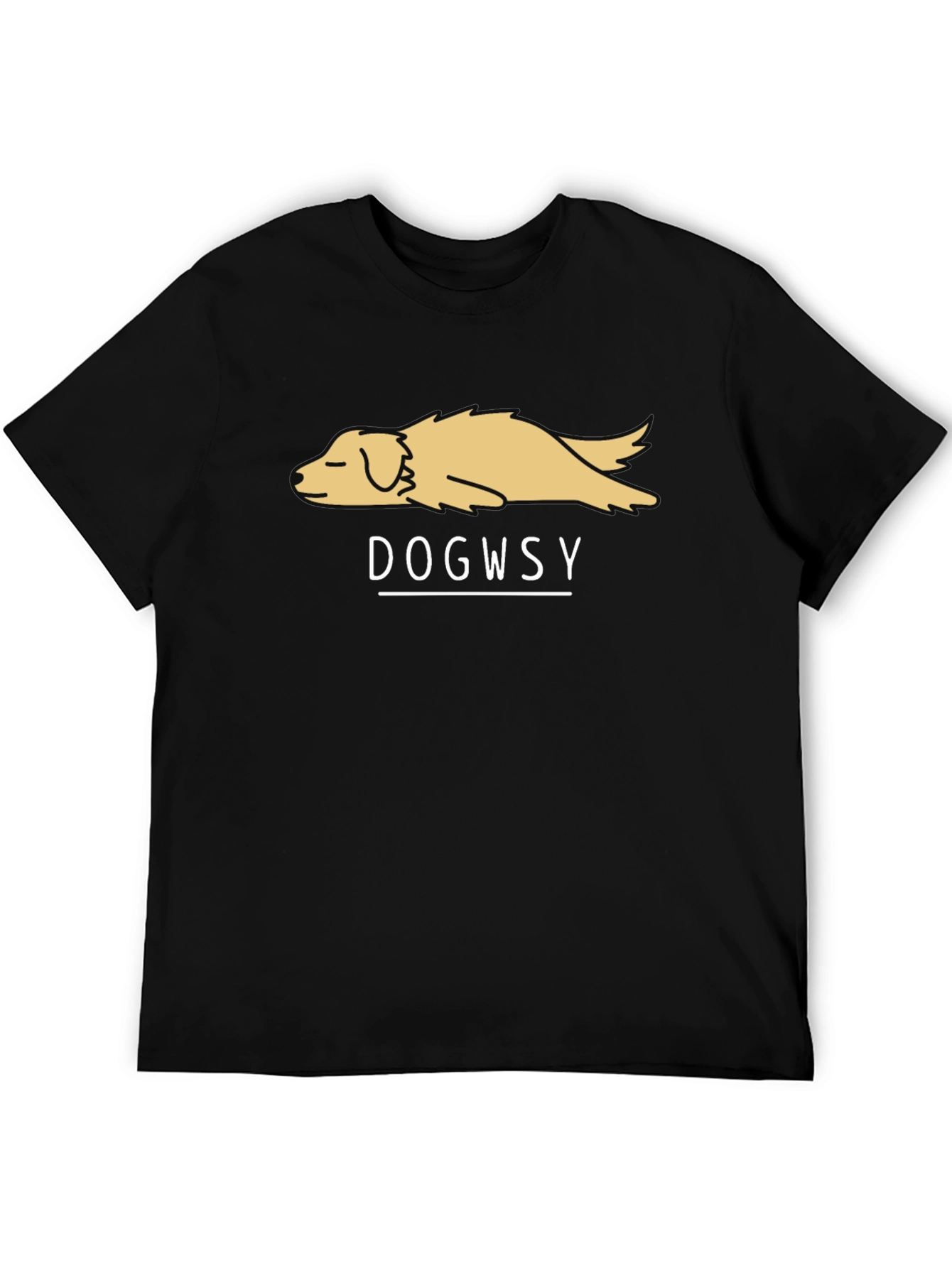 Dogwsy Graphic T-Shirt - Relaxed Dog Design