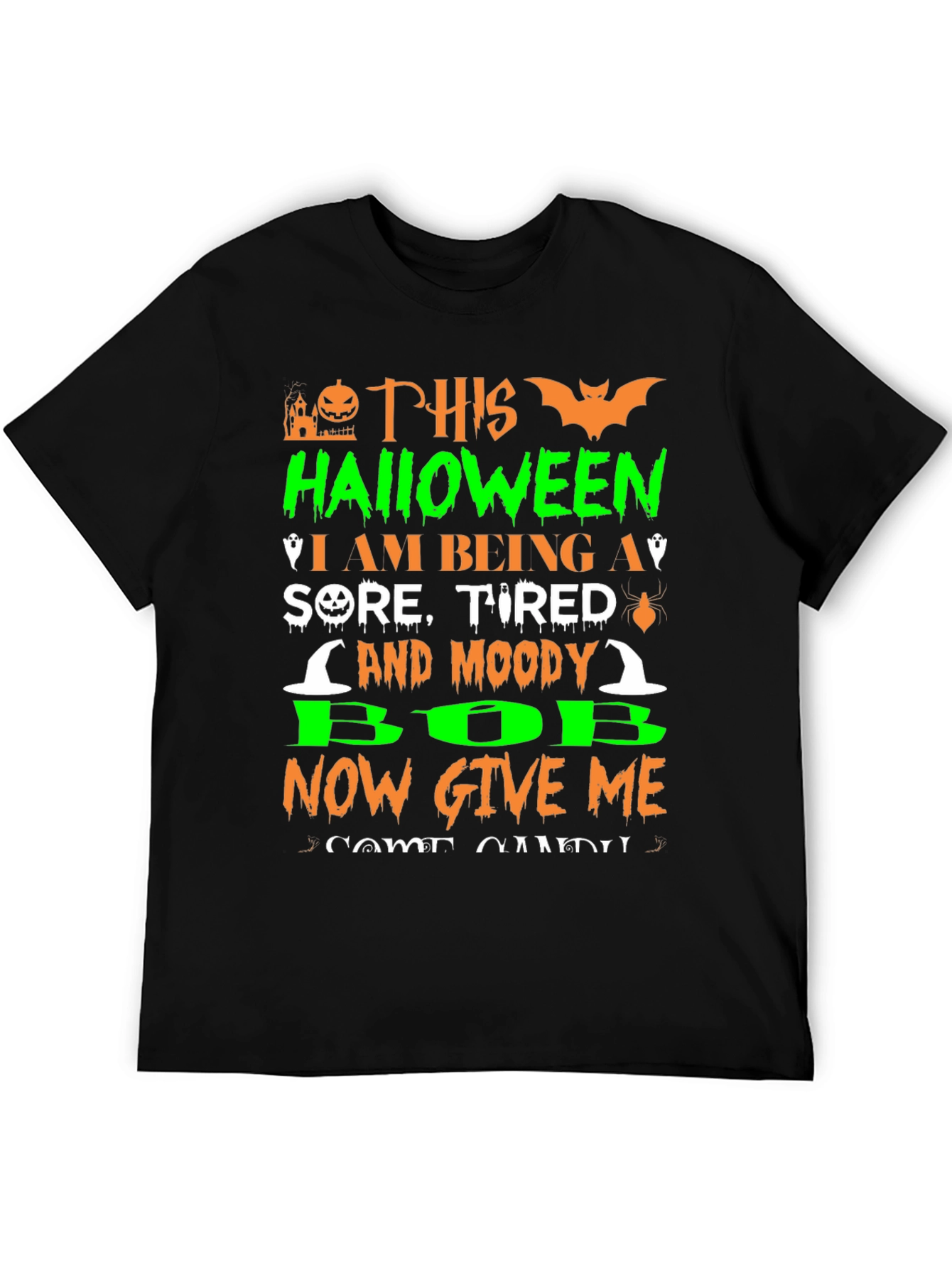 Halloween Sore Tired Moody Bob T-Shirt