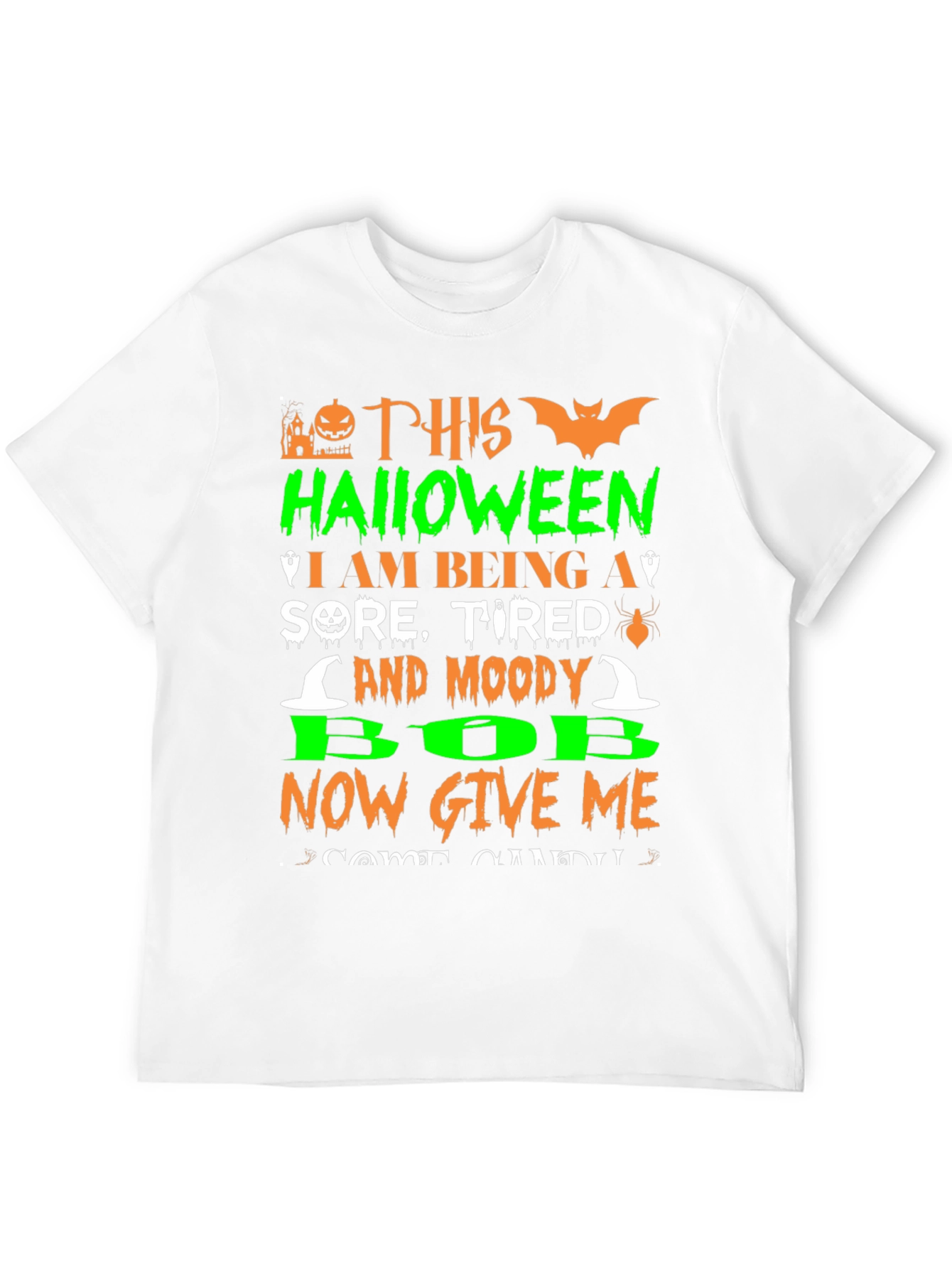 Halloween Sore Tired Moody Bob T-Shirt