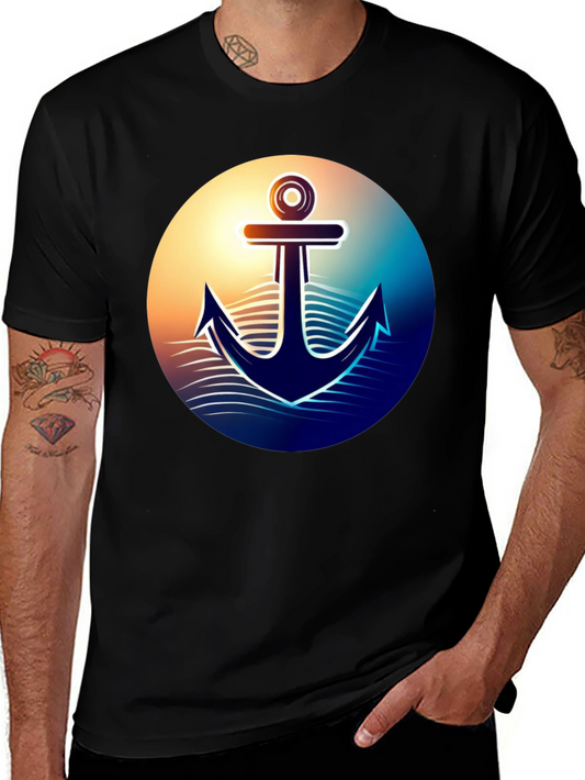 Nautical Anchor Graphic T-Shirt