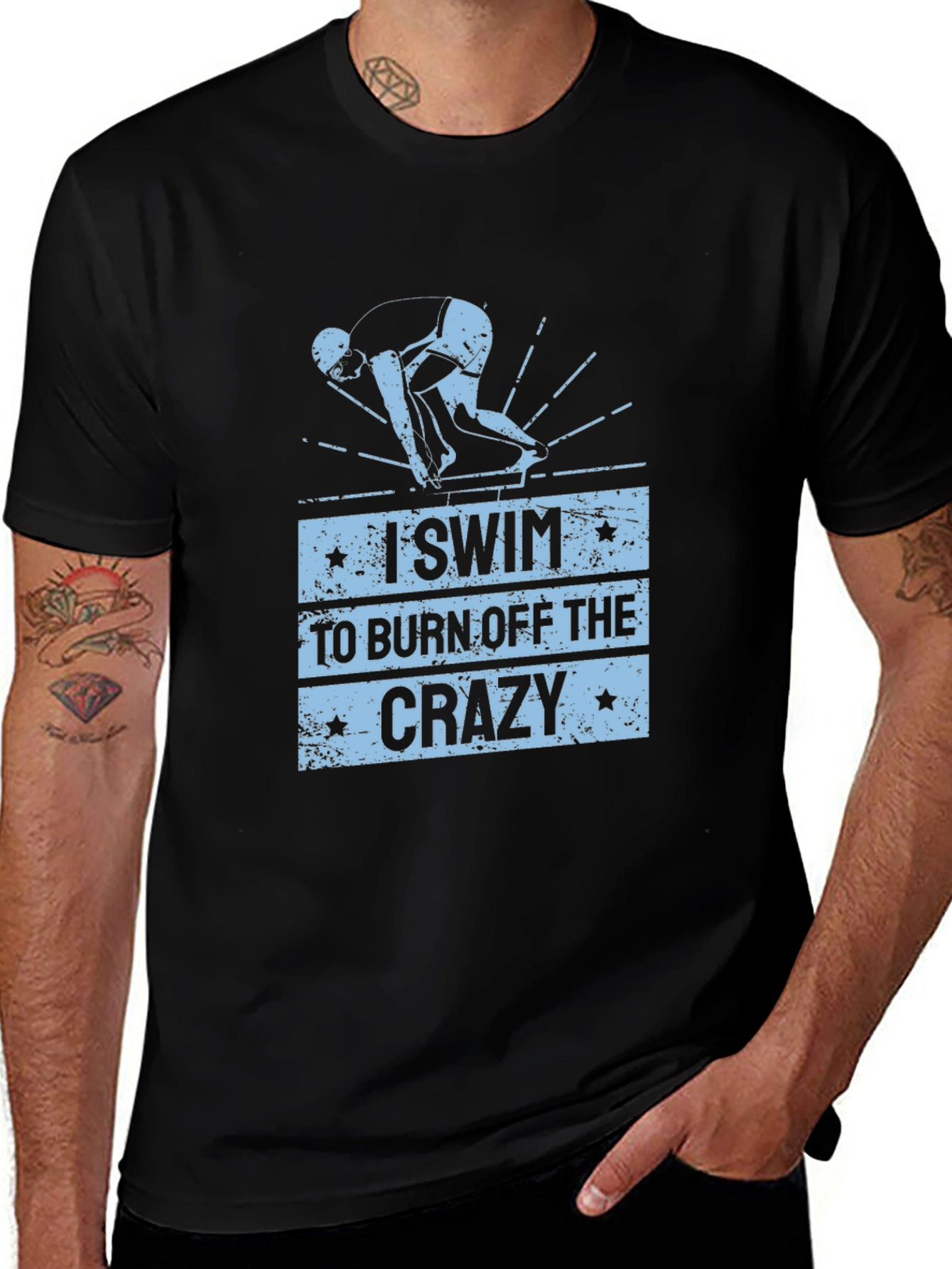 I Swim to Burn Off the Crazy T-Shirt