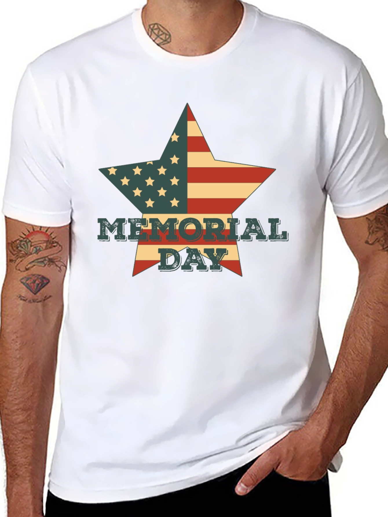 Memorial Day Star Graphic Tee