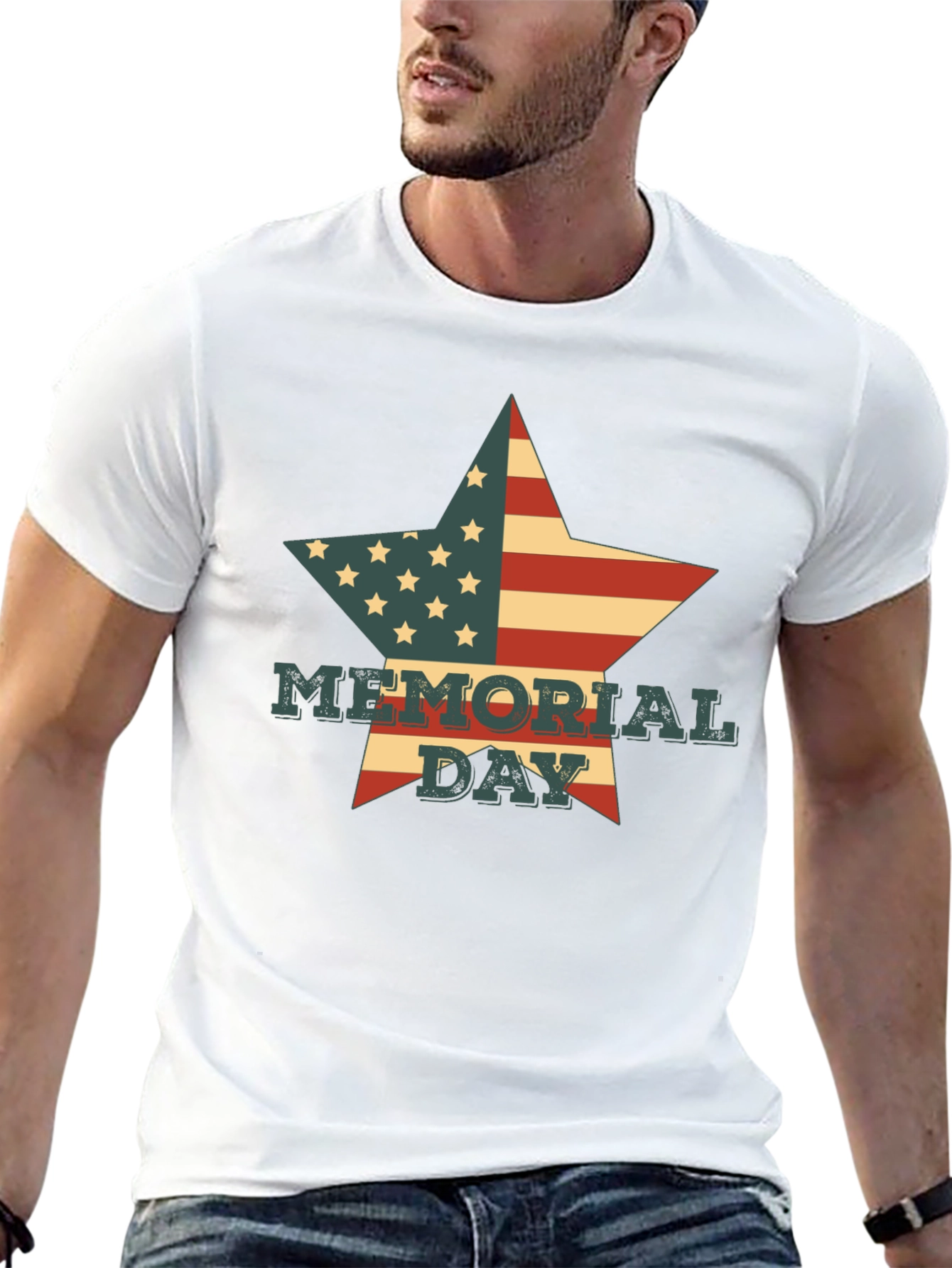Memorial Day Star Graphic Tee