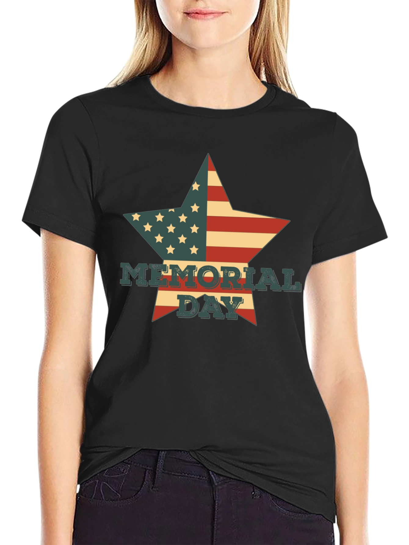 Memorial Day Star Graphic Tee