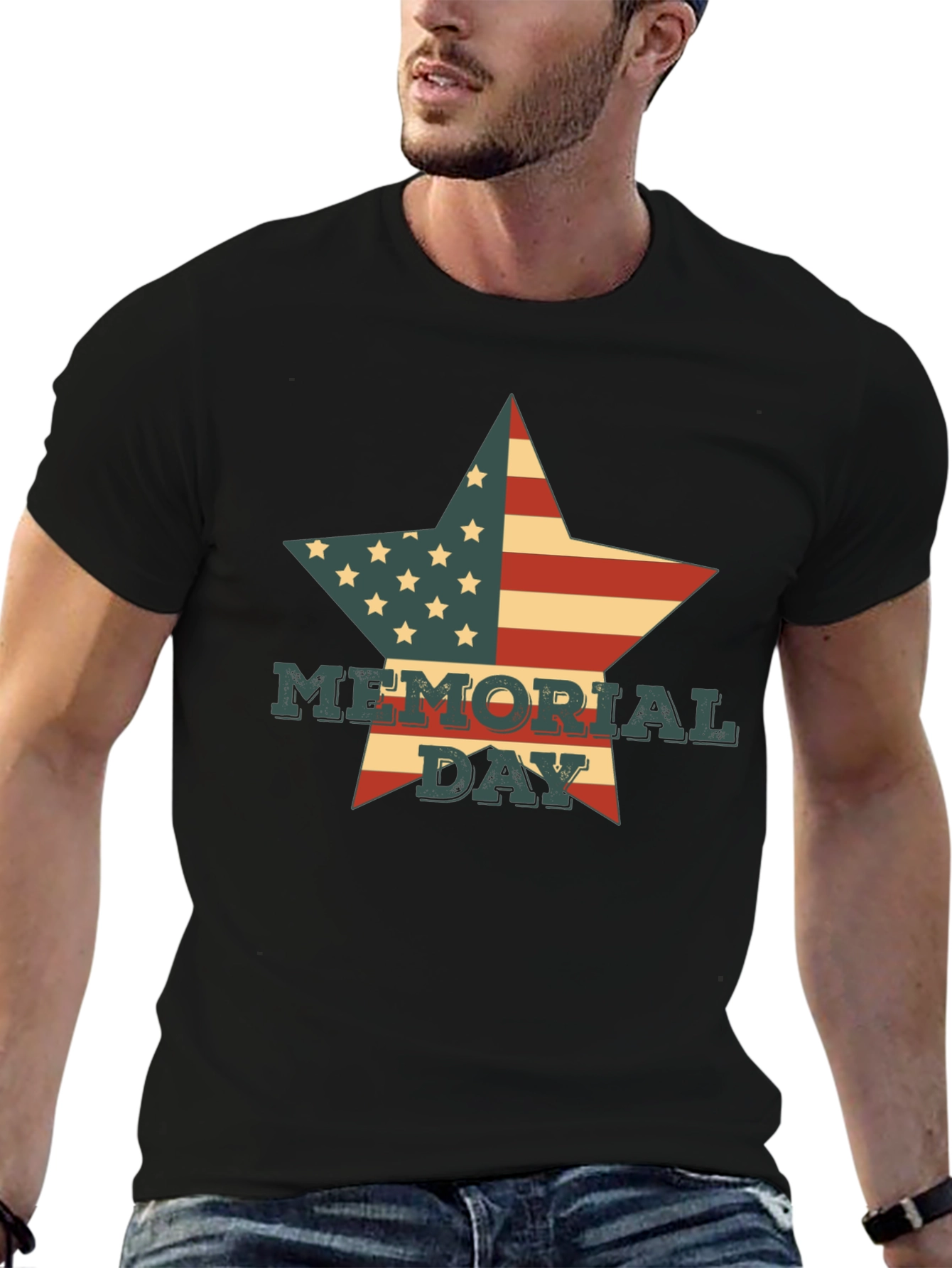 Memorial Day Star Graphic Tee