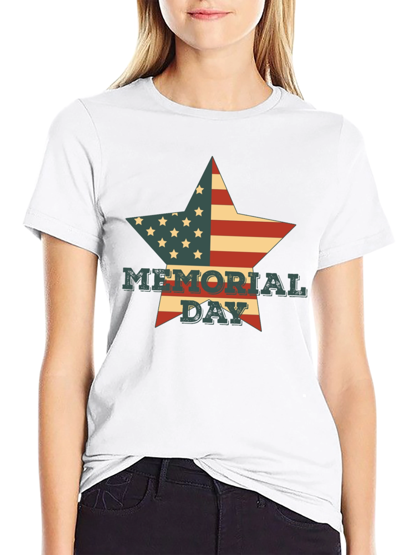 Memorial Day Star Graphic Tee