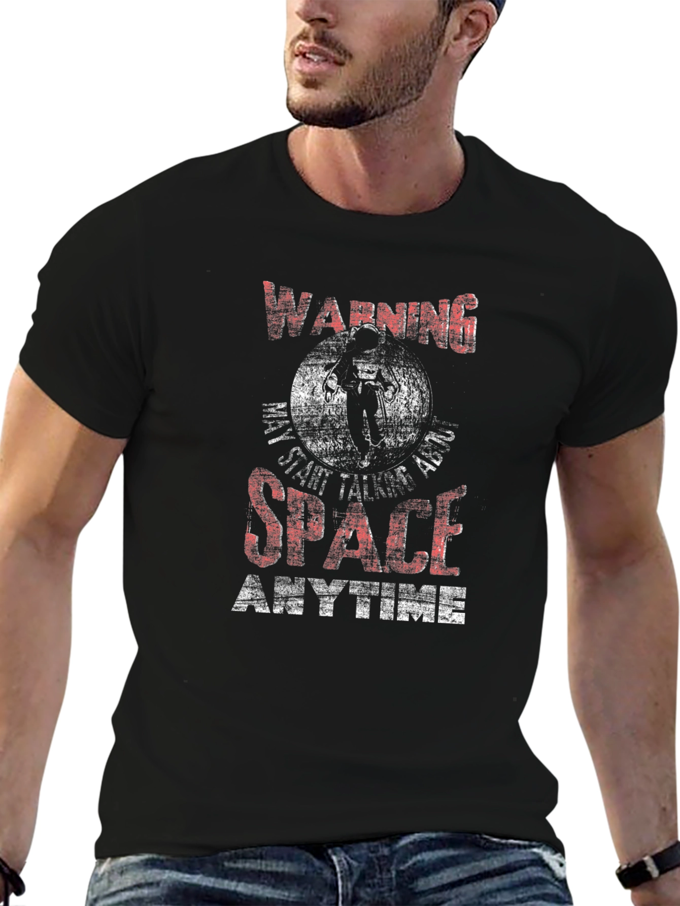 Warning May Start Talking About Space T-Shirt