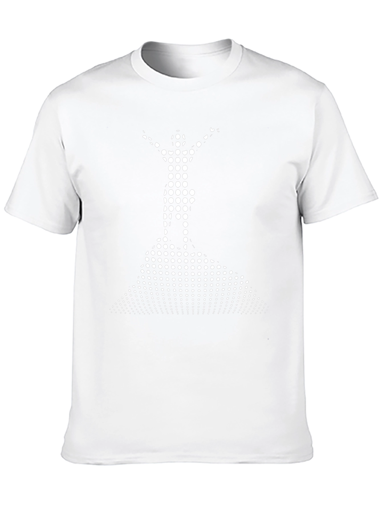 Abstract Figure Graphic T-Shirt - Black