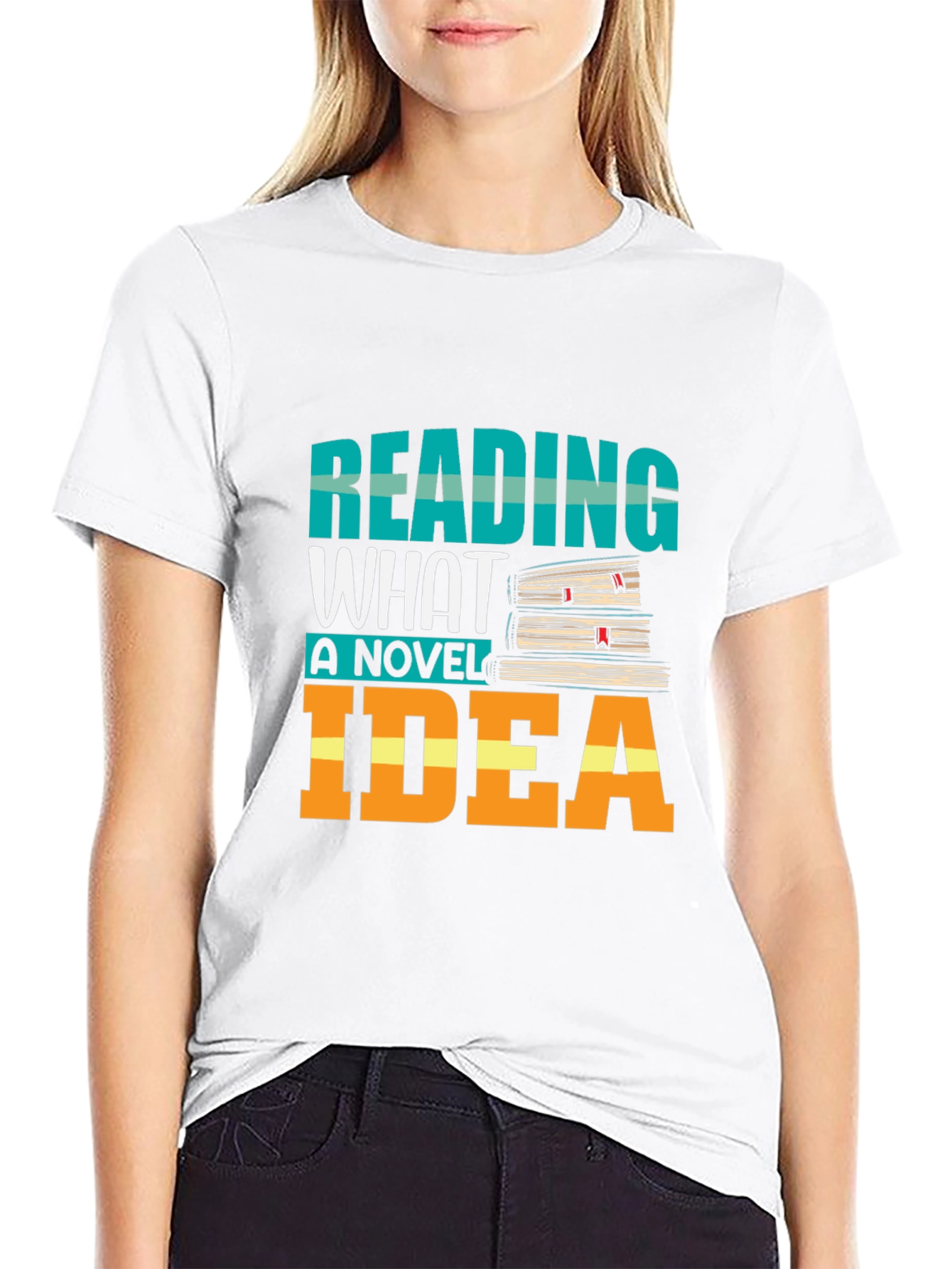 Reading What A Novel Idea T-Shirt Book Lover Tee