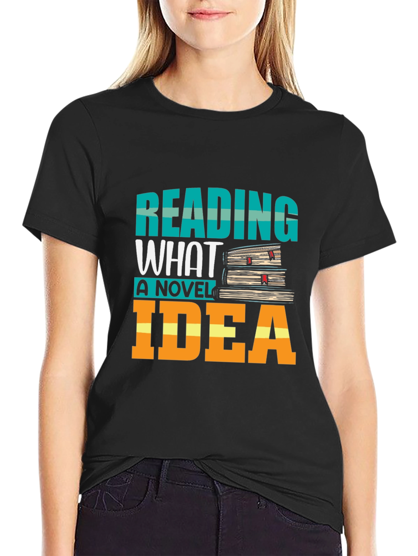 Reading What A Novel Idea T-Shirt Book Lover Tee