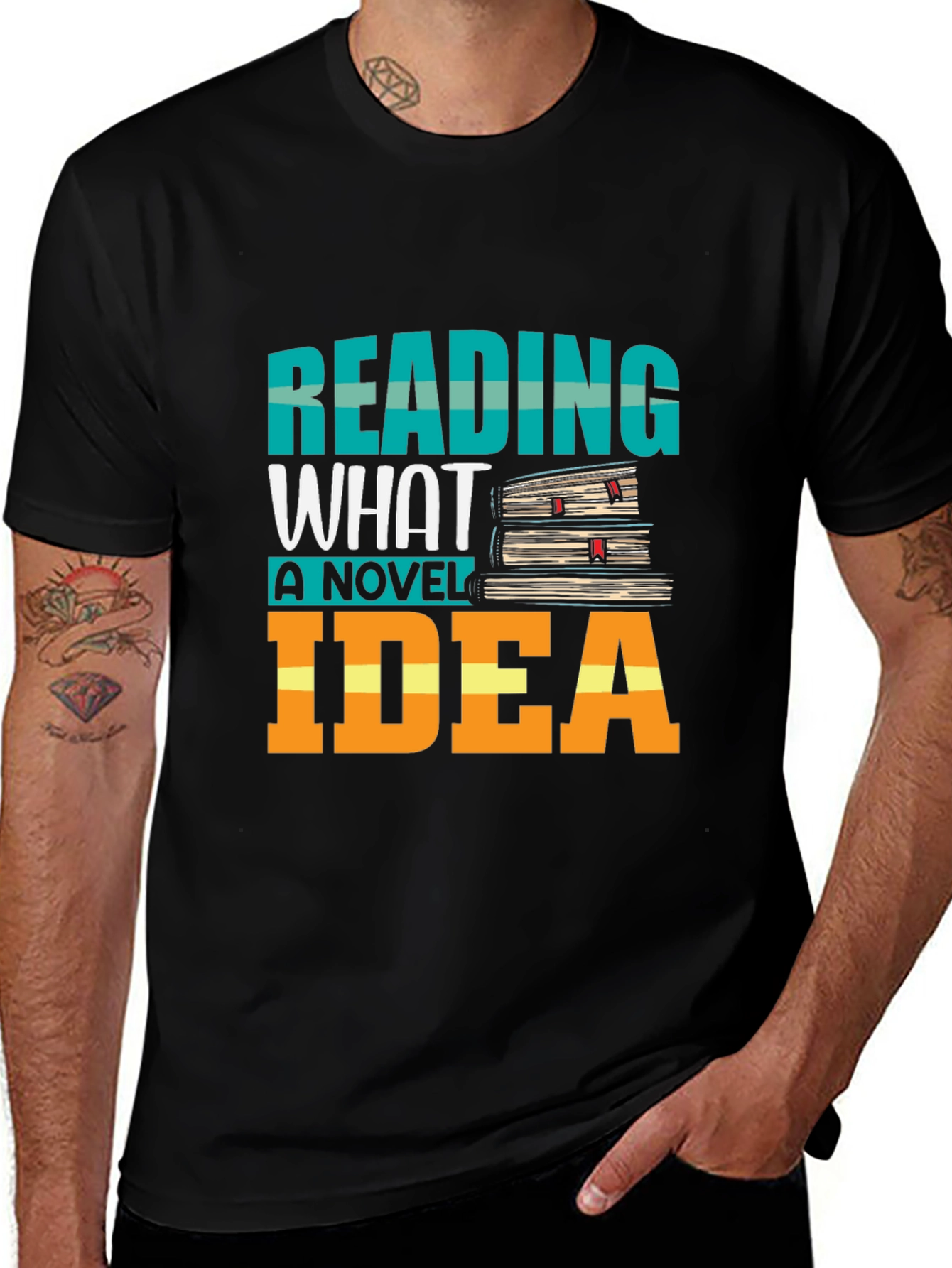 Reading What A Novel Idea T-Shirt Book Lover Tee