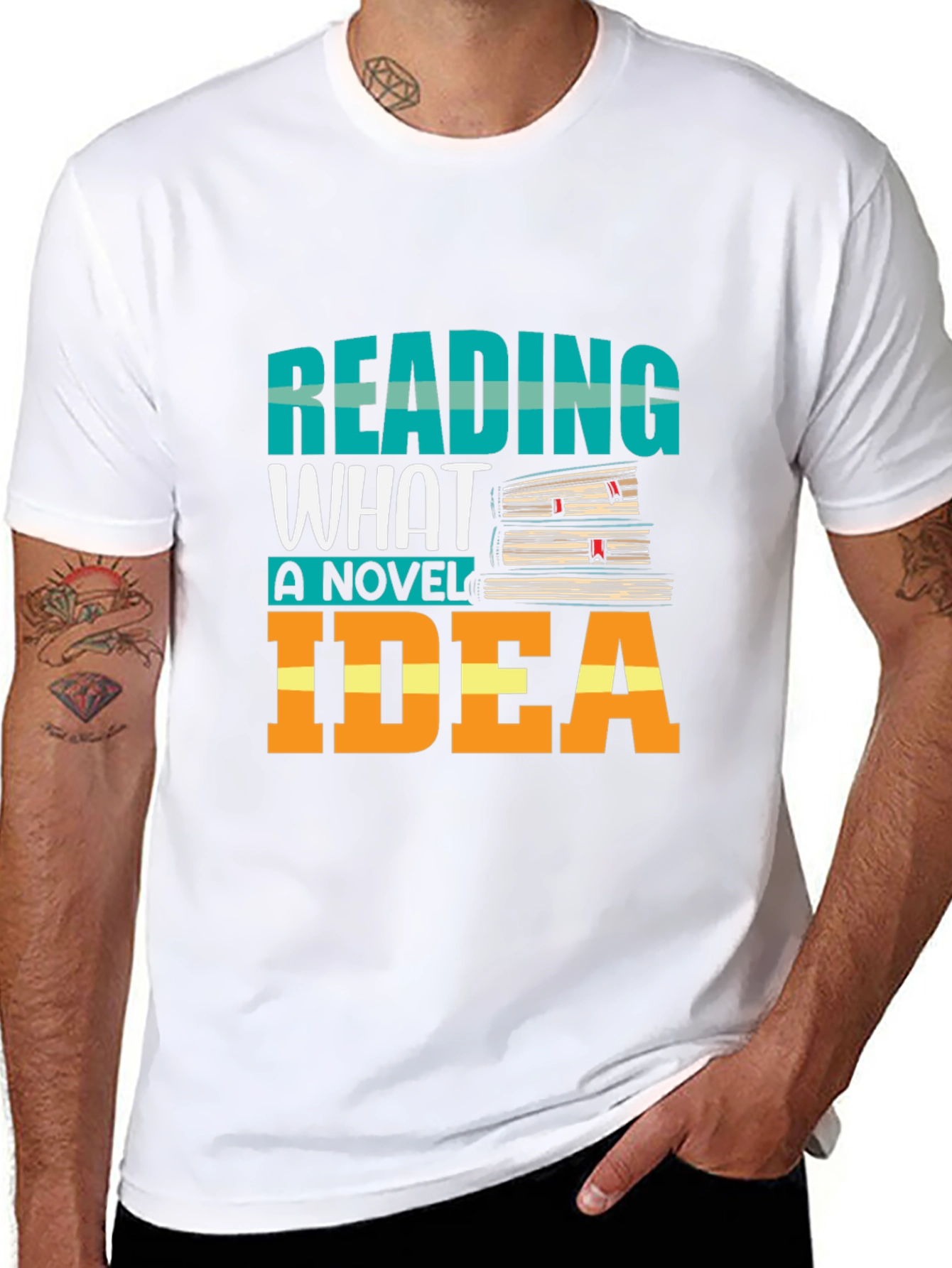 Reading What A Novel Idea T-Shirt Book Lover Tee