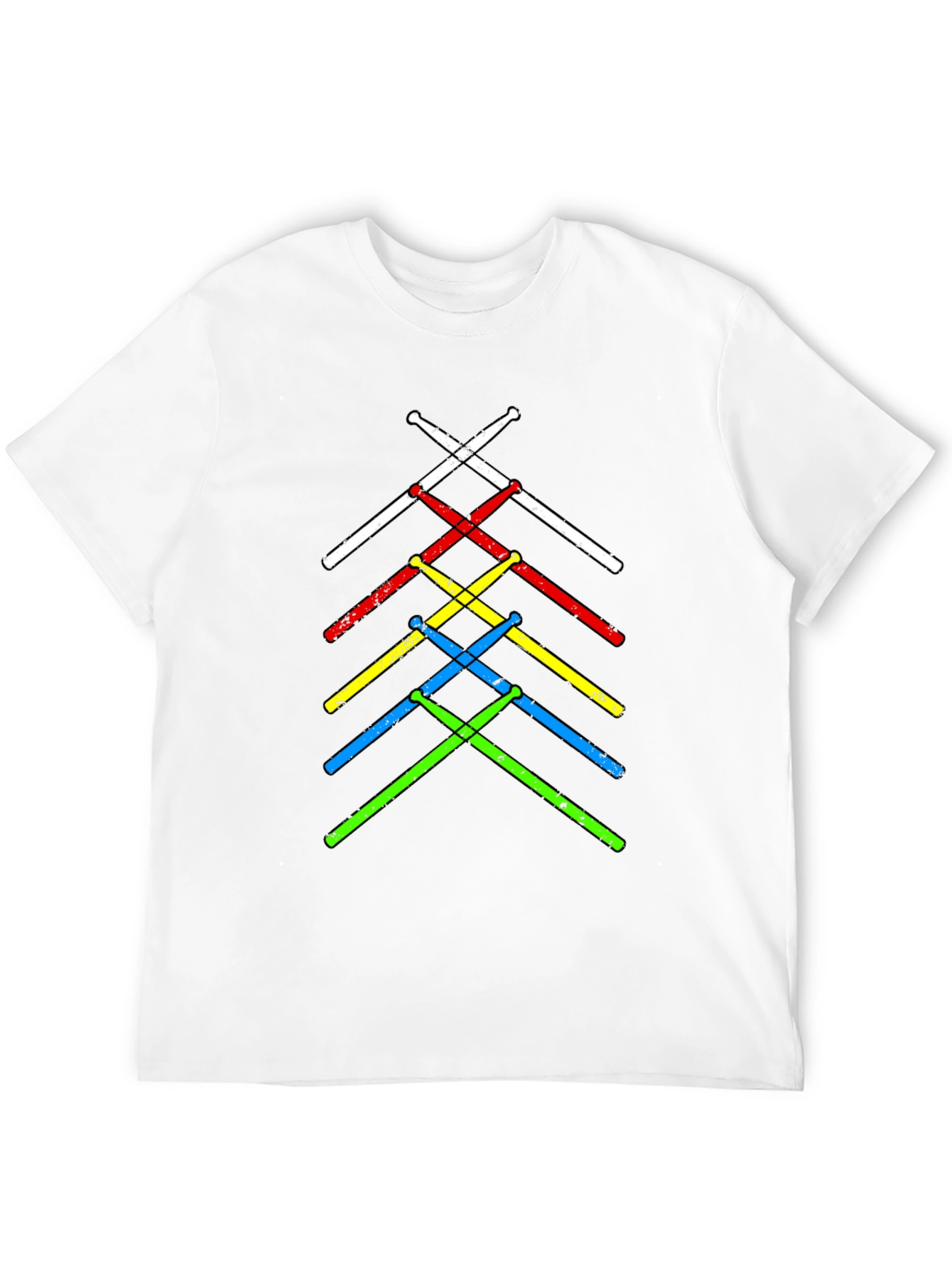 Drumsticks Graphic Tee - Music Lovers T-Shirt