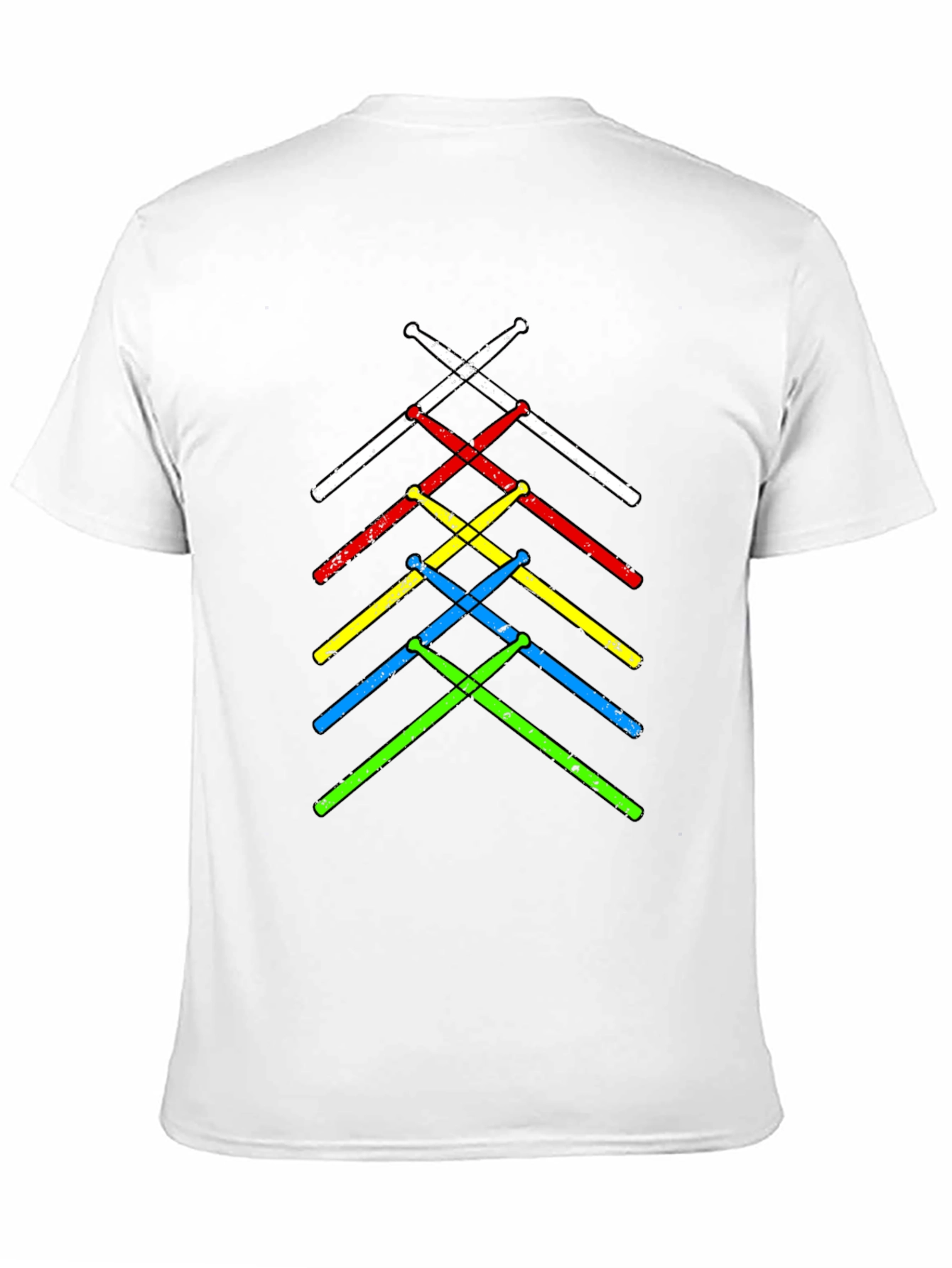 Drumsticks Graphic Tee - Music Lovers T-Shirt