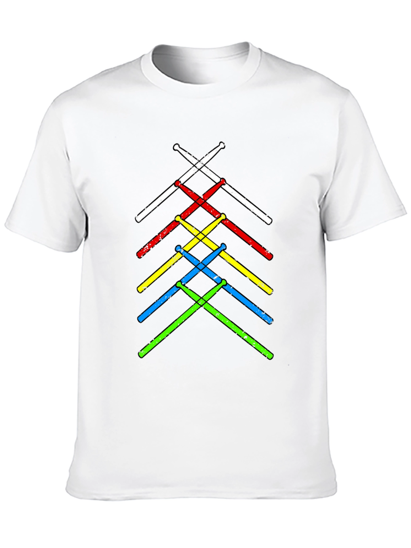 Drumsticks Graphic Tee - Music Lovers T-Shirt