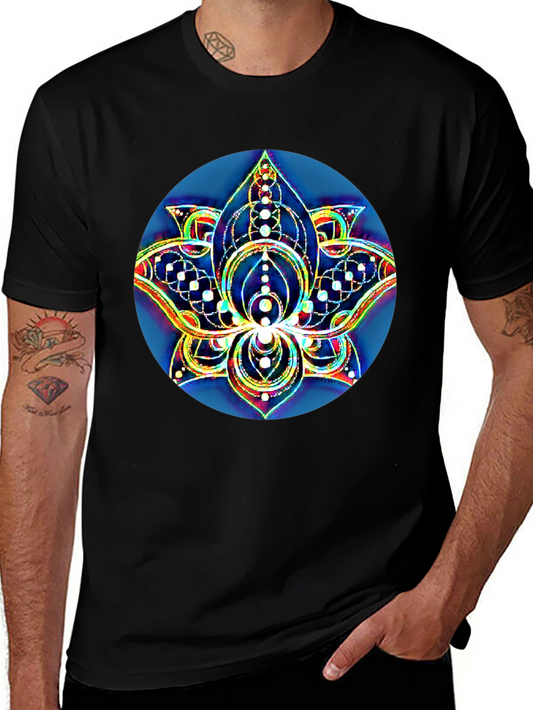 Lotus Flower Mandala Graphic Tee
