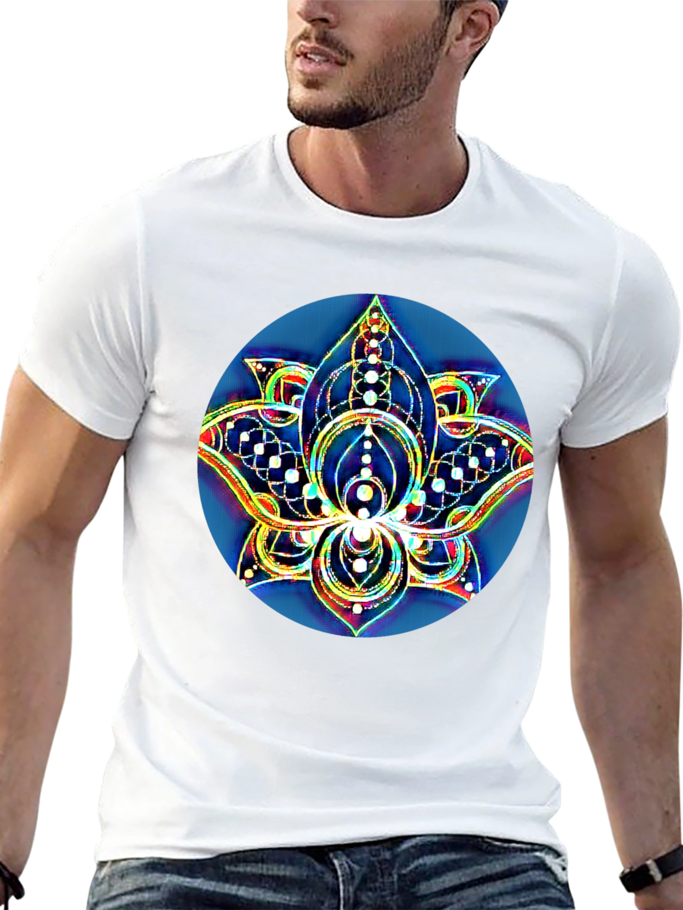 Lotus Flower Mandala Graphic Tee