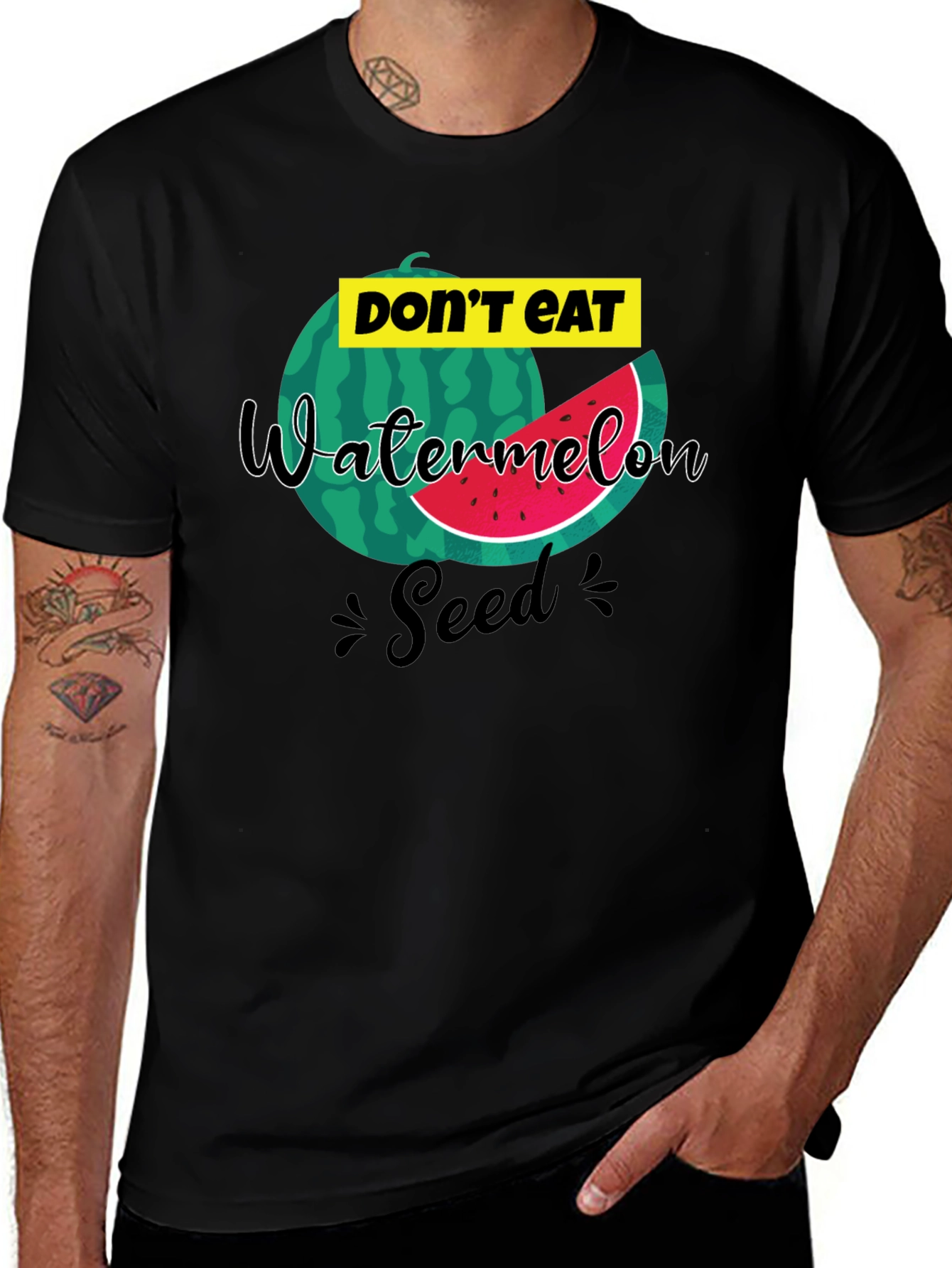 Dont Eat Watermelon Seed T-Shirt Funny Tee