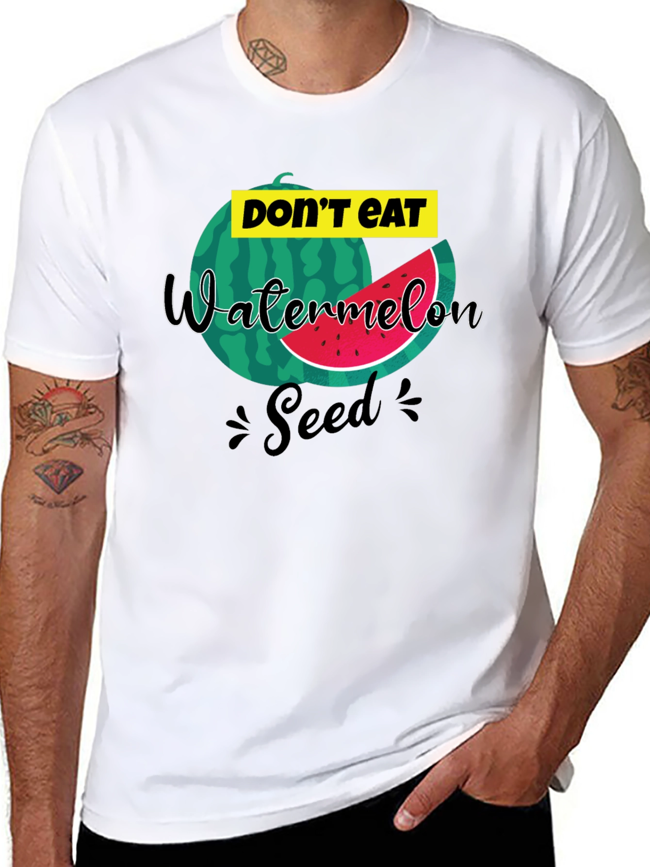 Dont Eat Watermelon Seed T-Shirt Funny Tee