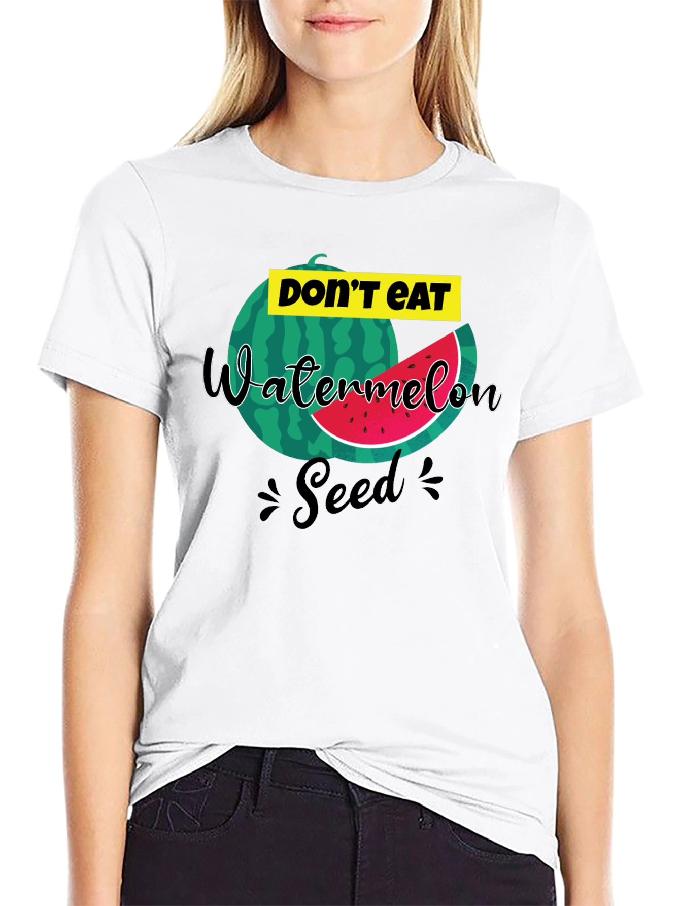 Dont Eat Watermelon Seed T-Shirt Funny Tee