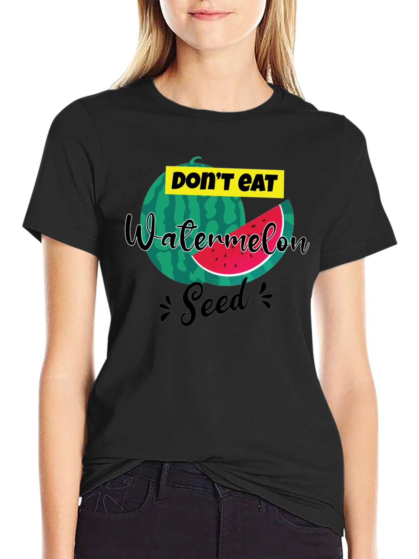 Dont Eat Watermelon Seed T-Shirt Funny Tee