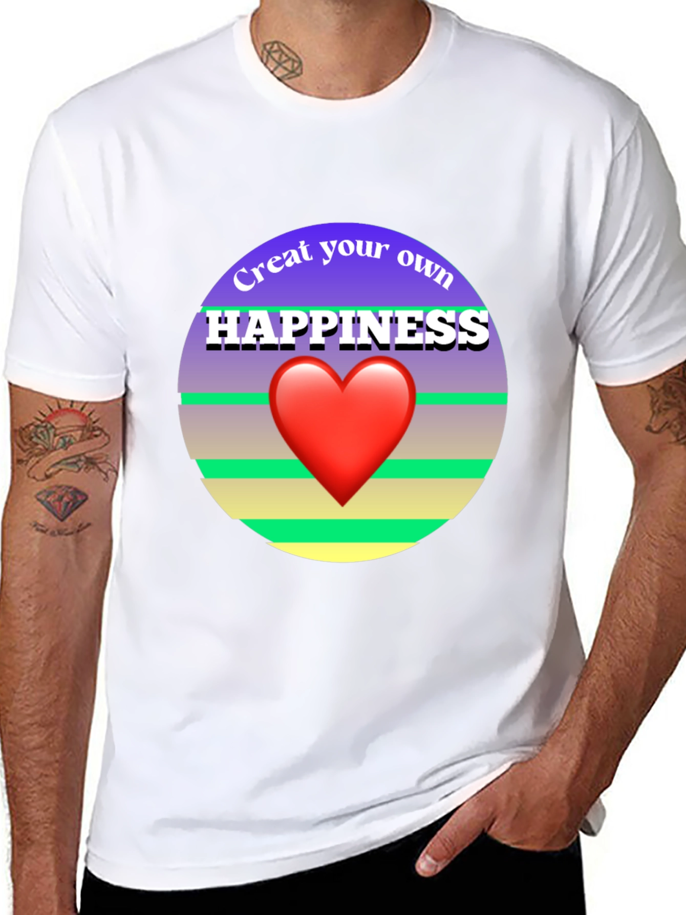 Create Your Own Happiness Graphic Tee