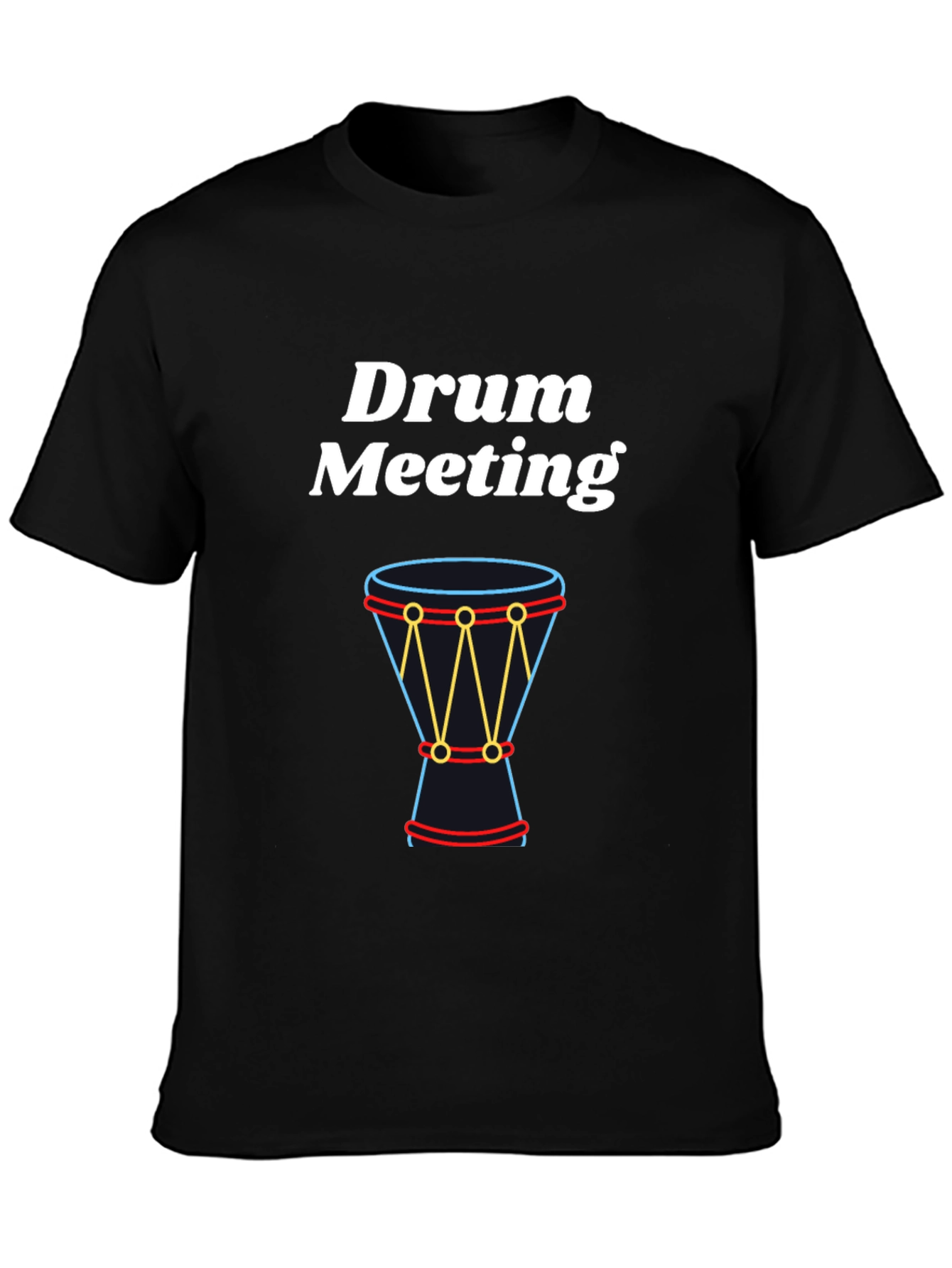 Drum Meeting Graphic Tee - Percussion Shirt