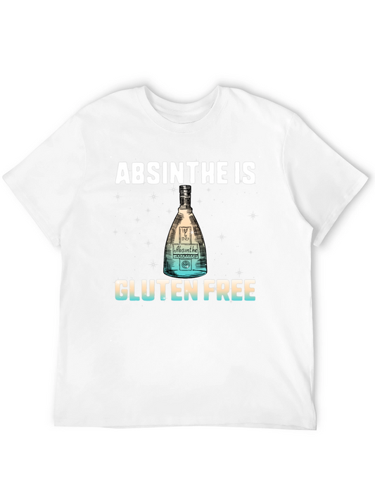 Absinthe Is Gluten Free T-Shirt - Novelty Alcohol Tee