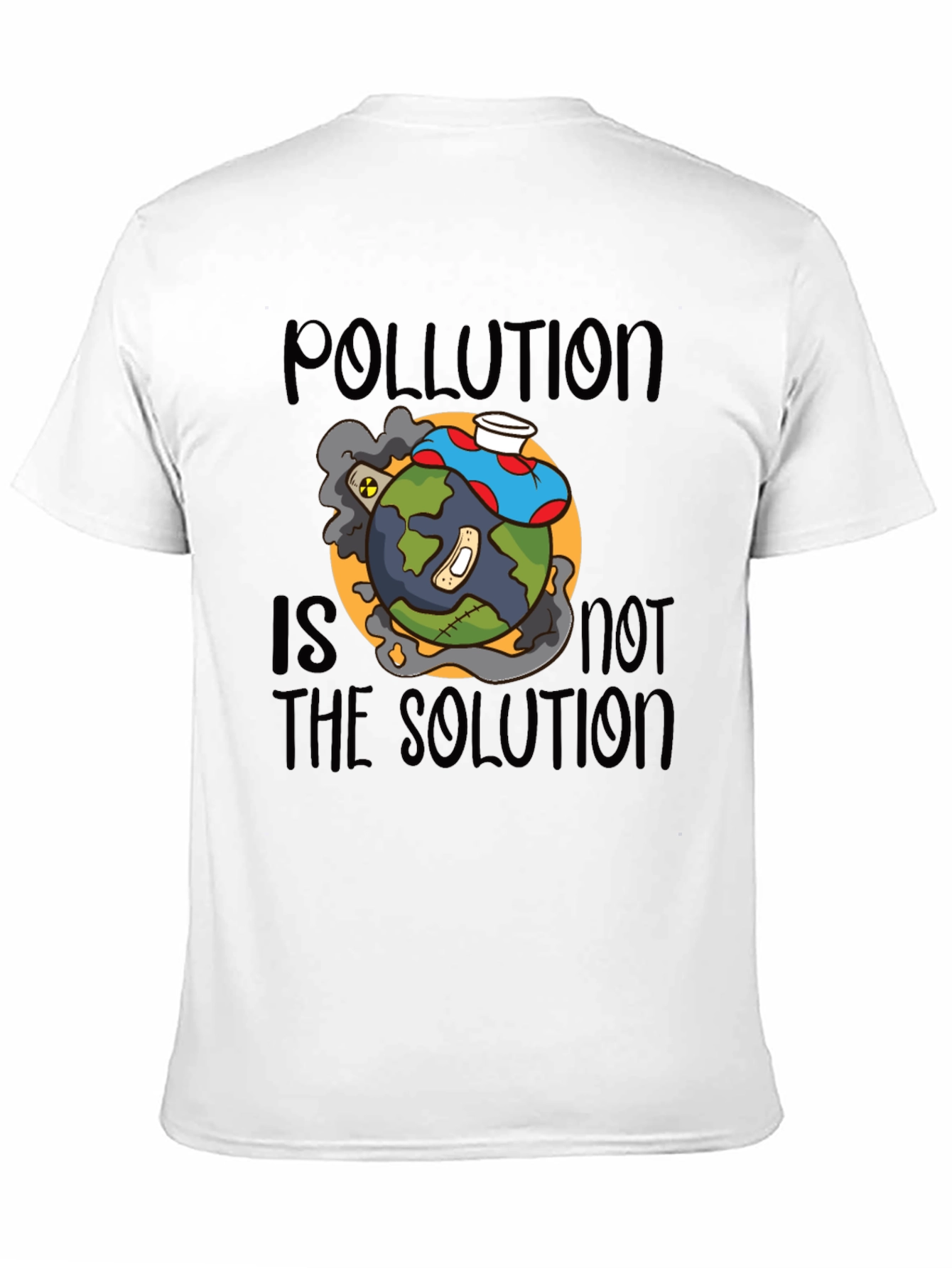Pollution is Not the Solution Graphic Tee