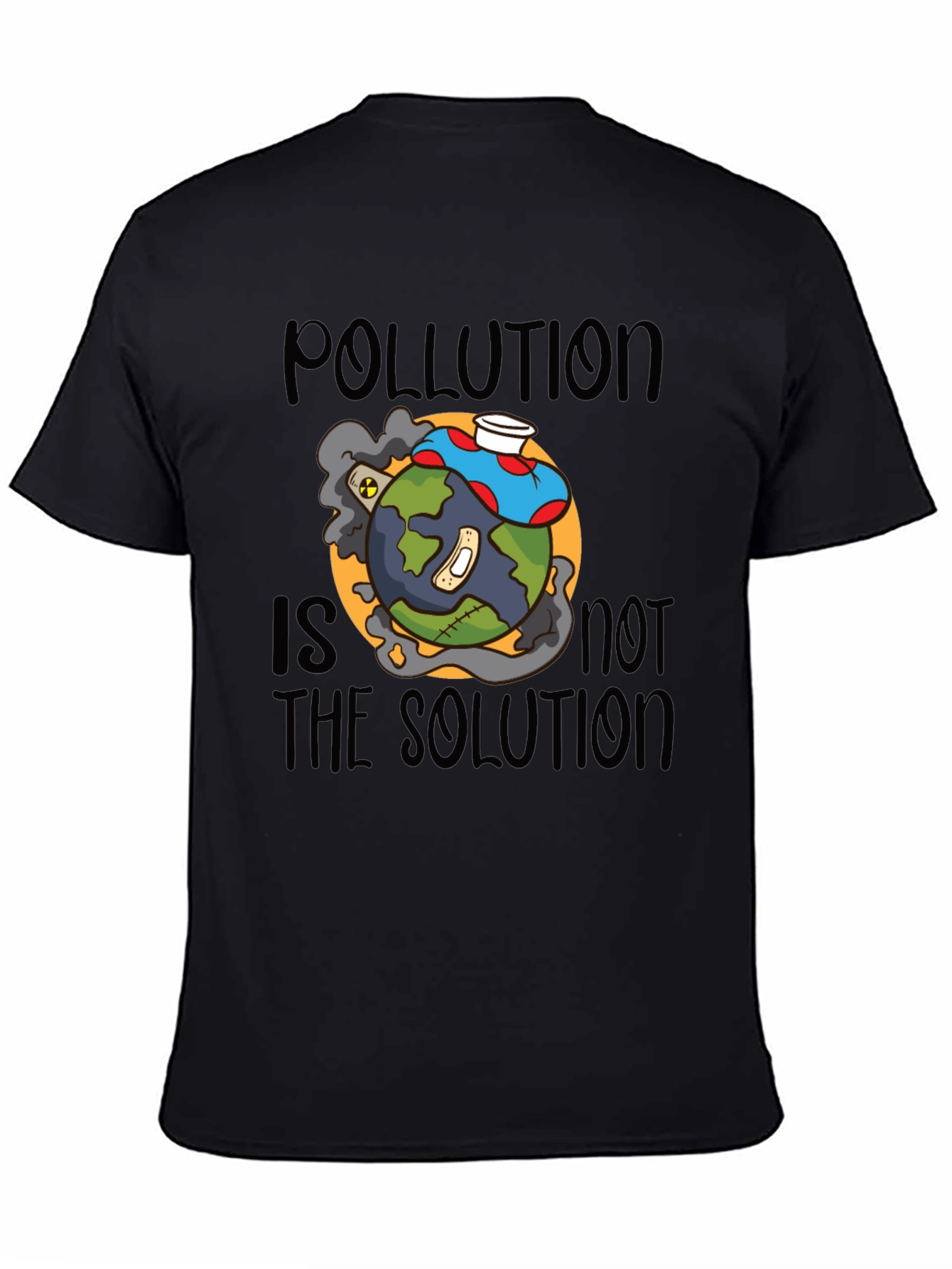 Pollution is Not the Solution Graphic Tee